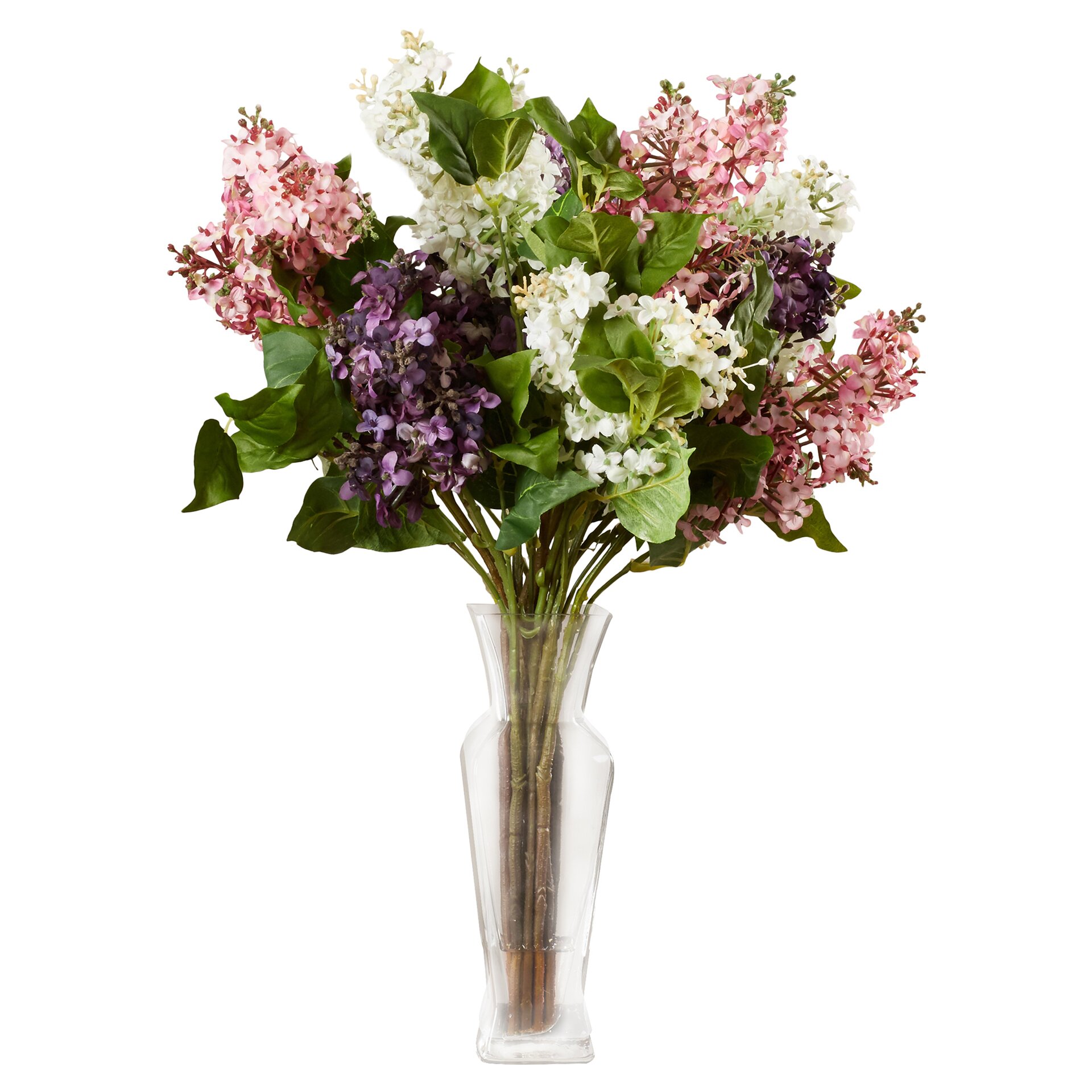 Darby Home Co Glenham Lilac Silk Flower Arrangement & Reviews | Wayfair