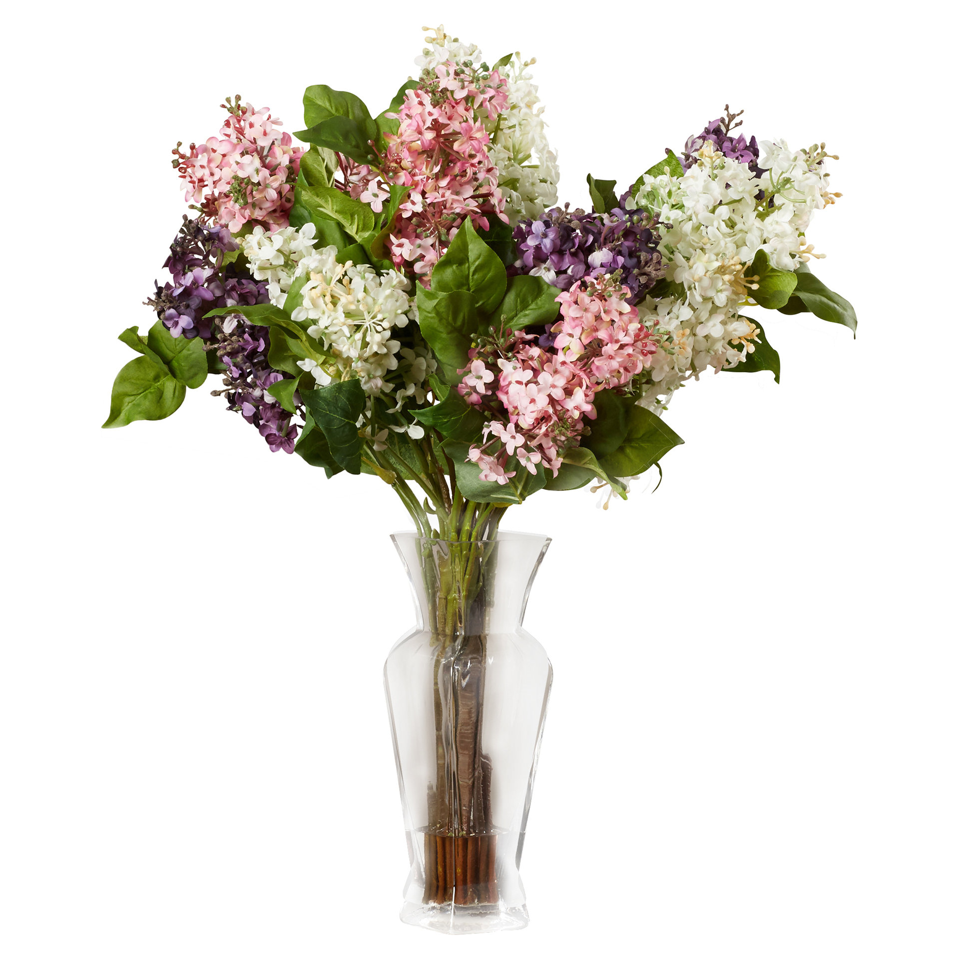 Darby Home Co Glenham Lilac Silk Flower Arrangement & Reviews Wayfair