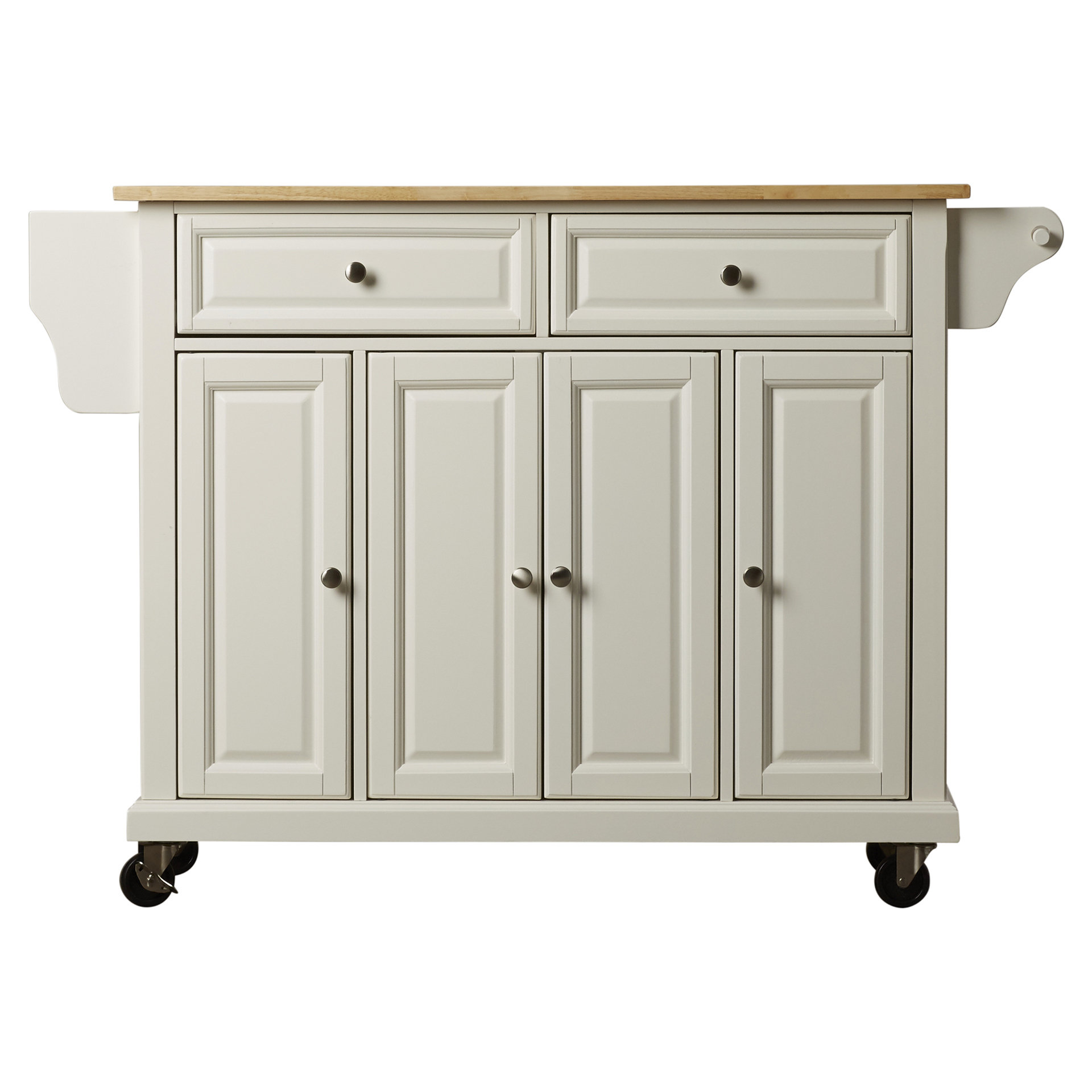 Pottstown Kitchen Island With Wood Top Pottstown Kitchen Island With Wood Top
