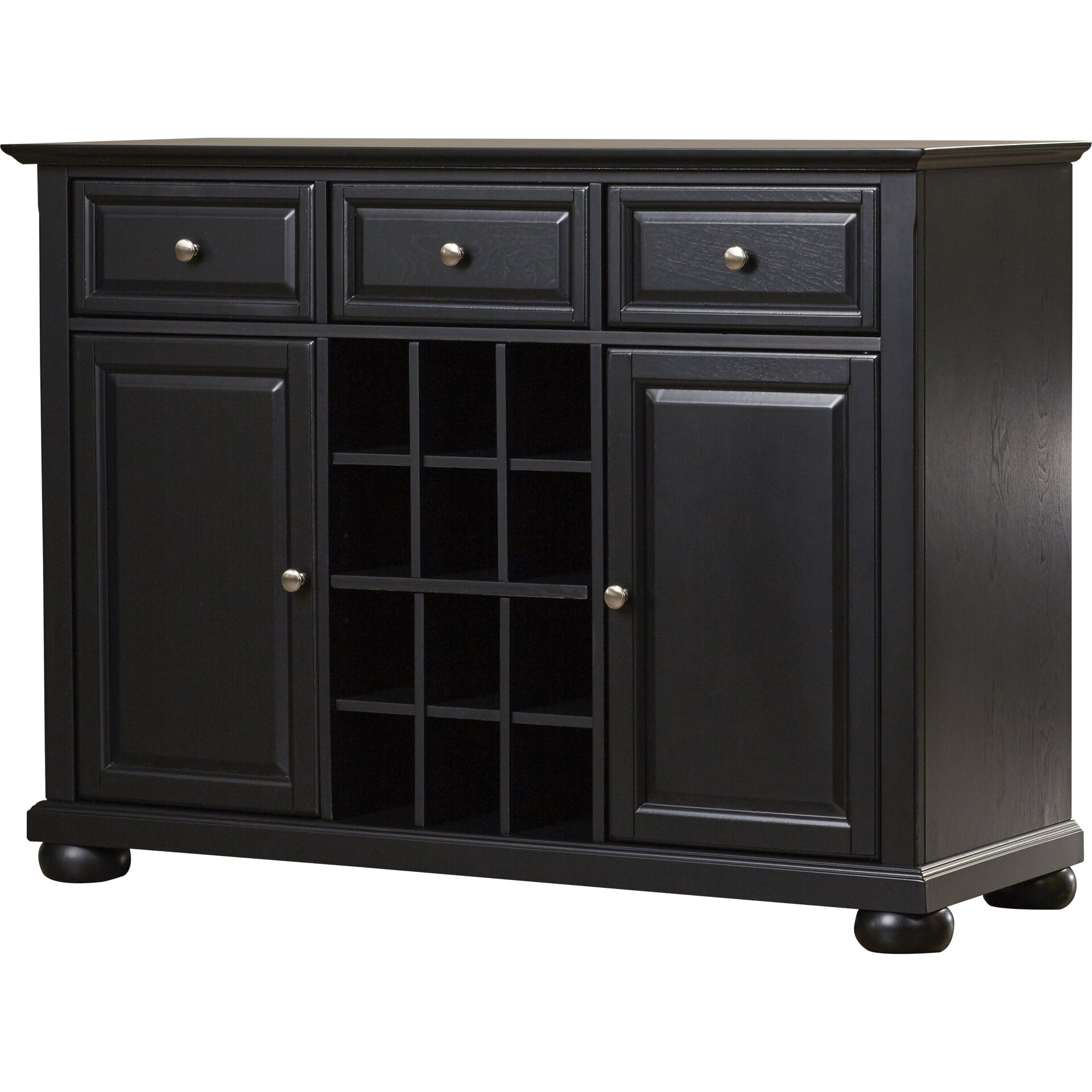 Darby Home Co Pottstown Buffet Server Sideboard Cabinet With Wine Storage And Reviews Wayfair