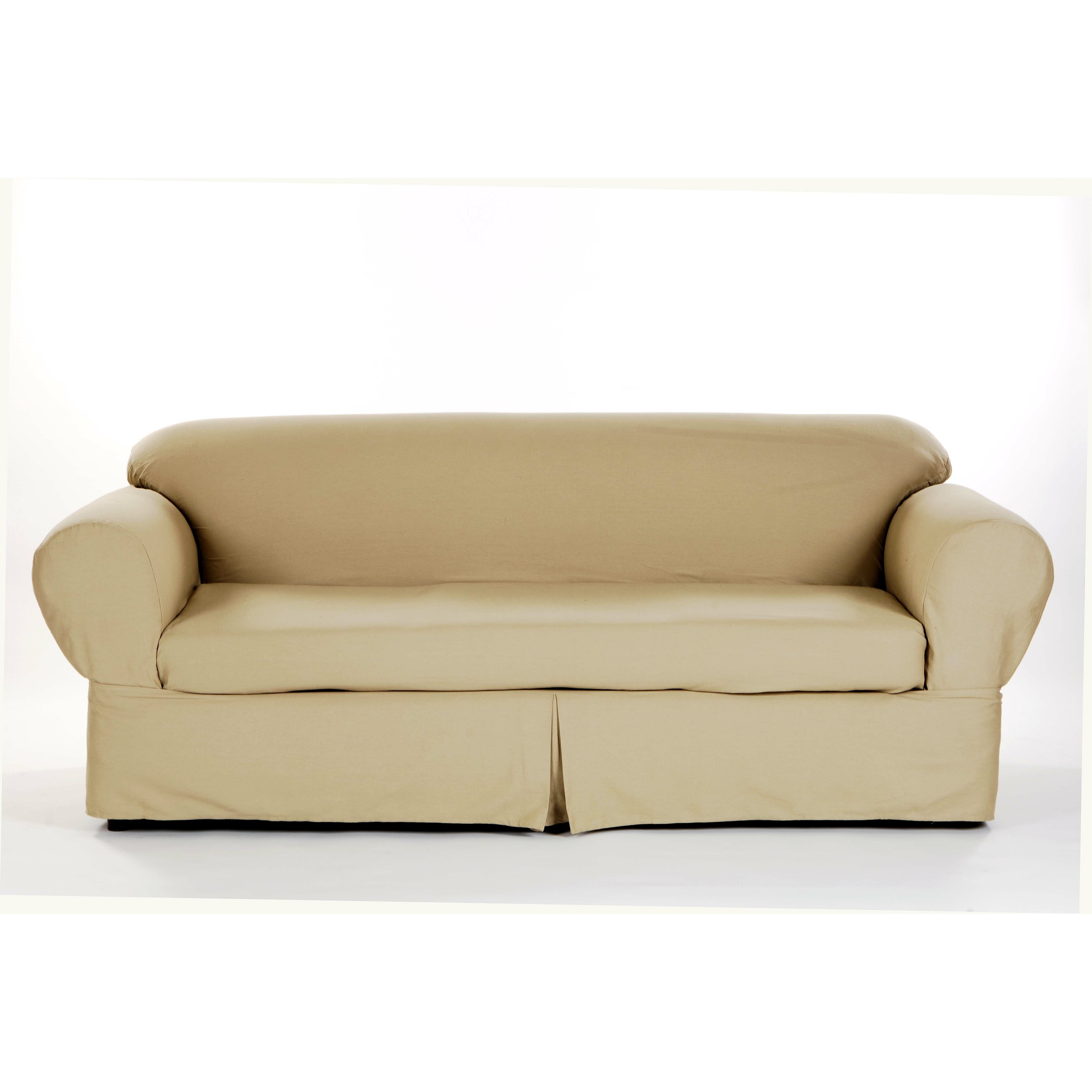 Darby Home Co Brushed Twill Sofa Slipcover & Reviews Wayfair