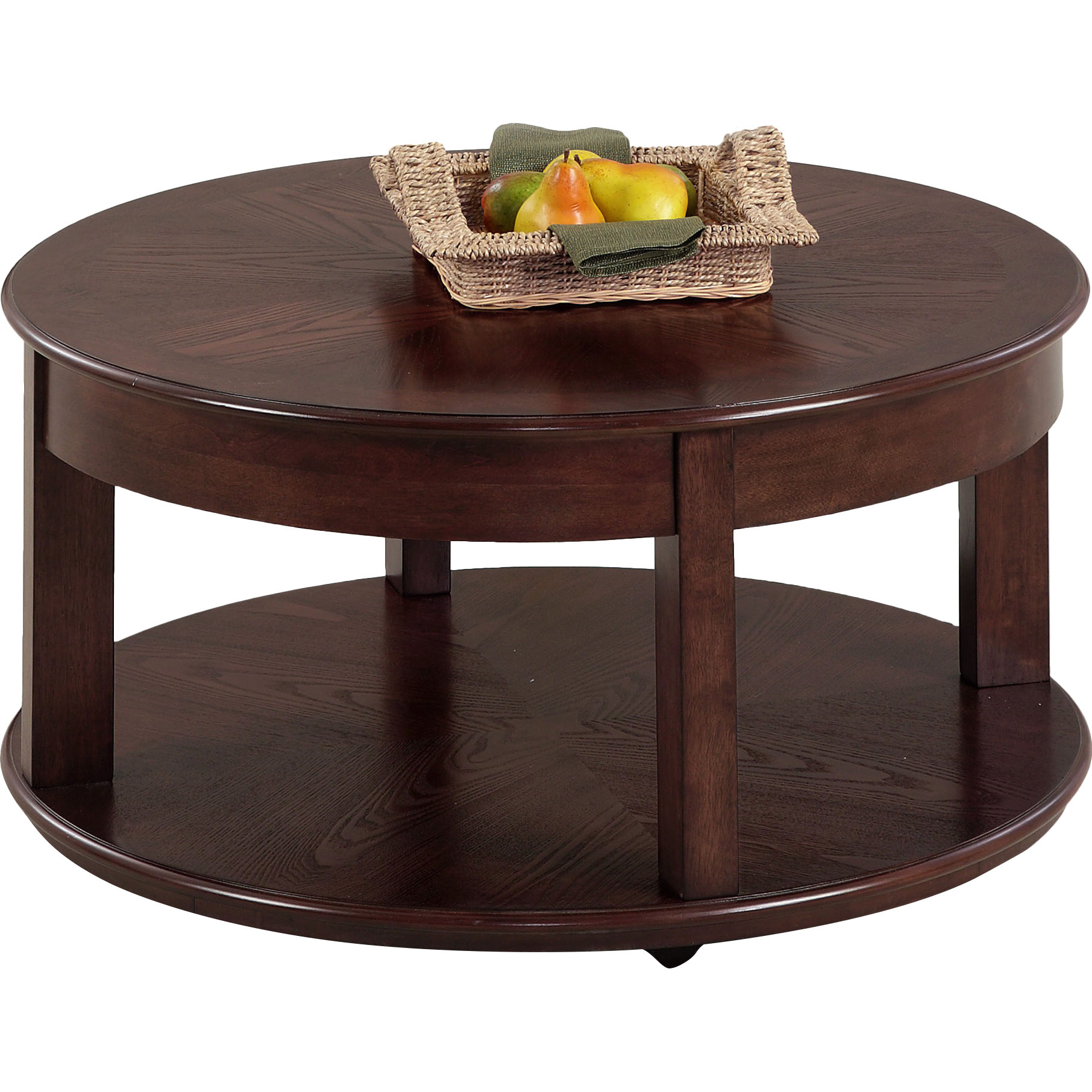 Darby Home Co Wilhoite Castered Round Coffee Table 