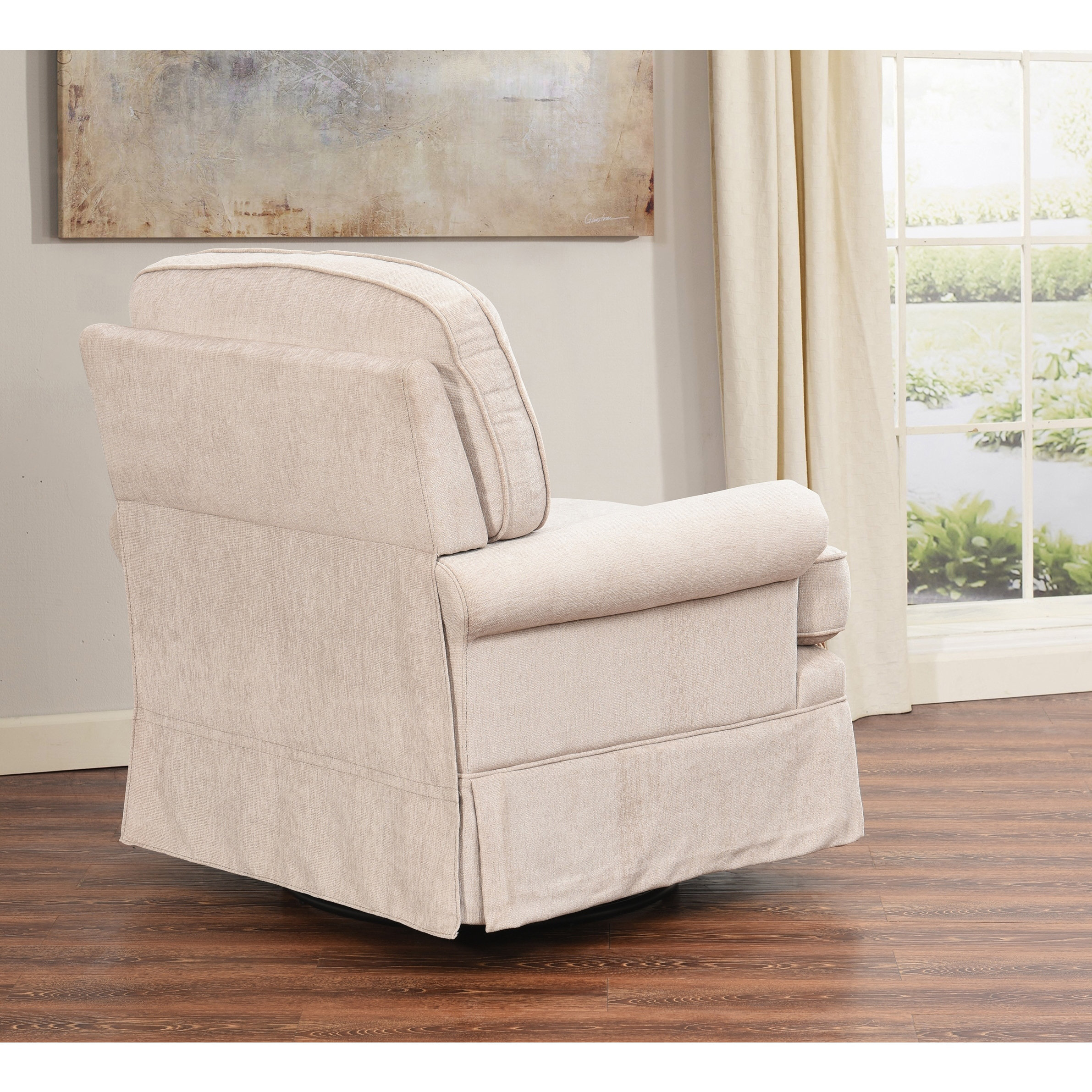 Darby Home Co Duston Swivel Glider Recliner and Ottoman & Reviews