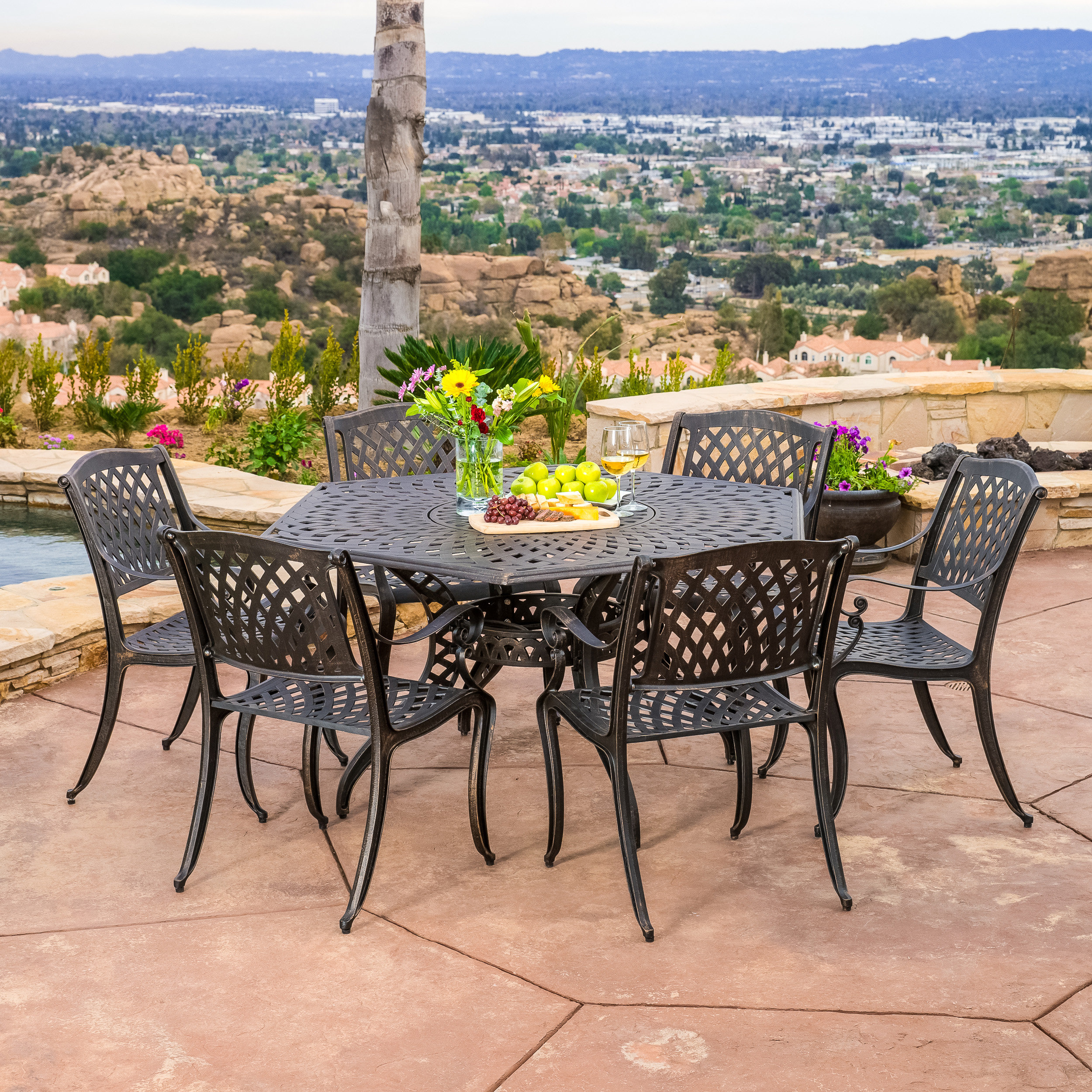 Darby Home Co Belmont 7 Piece Dining Set & Reviews Wayfair