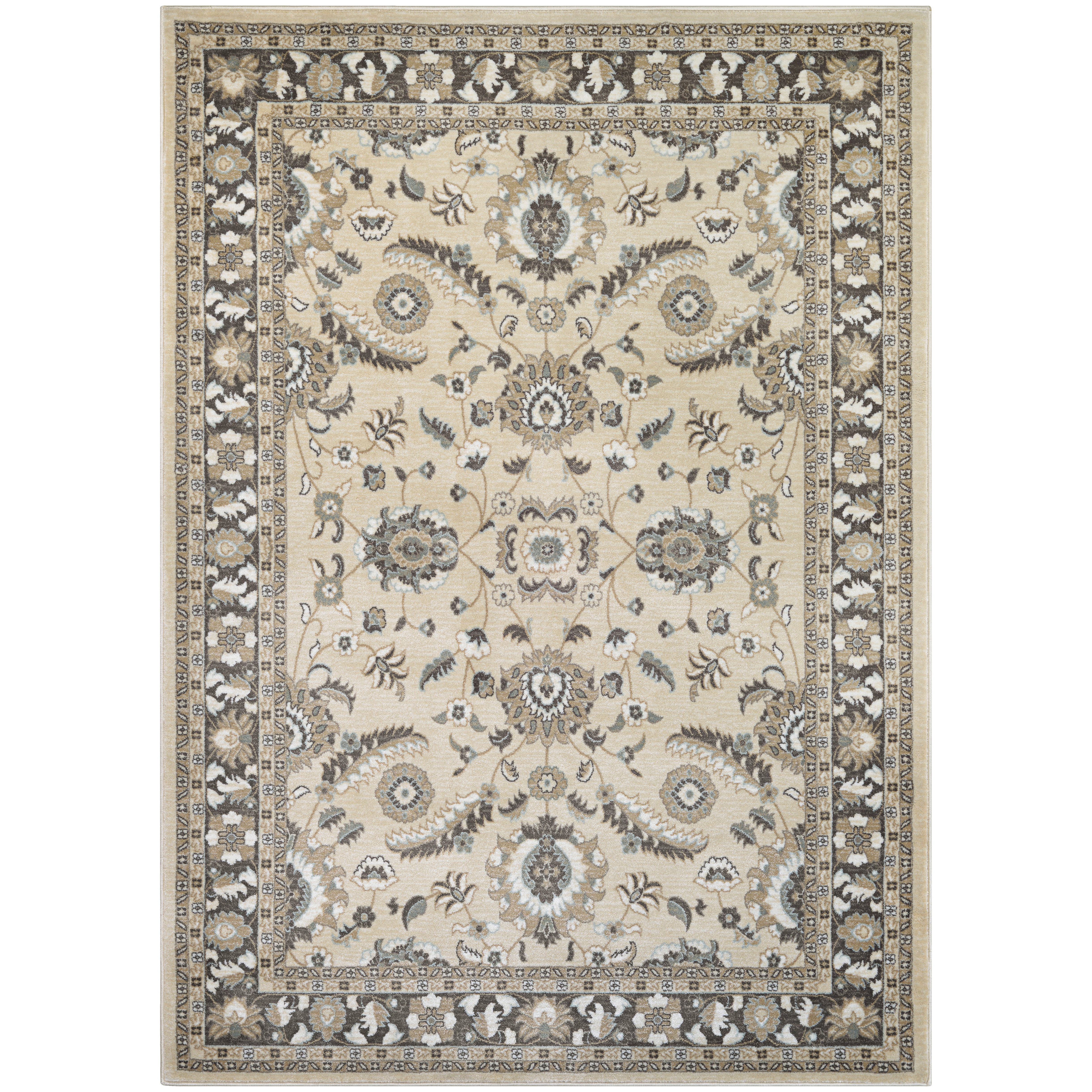 Darby Home Co Germantown Beige/Charcoal Area Rug & Reviews Wayfair