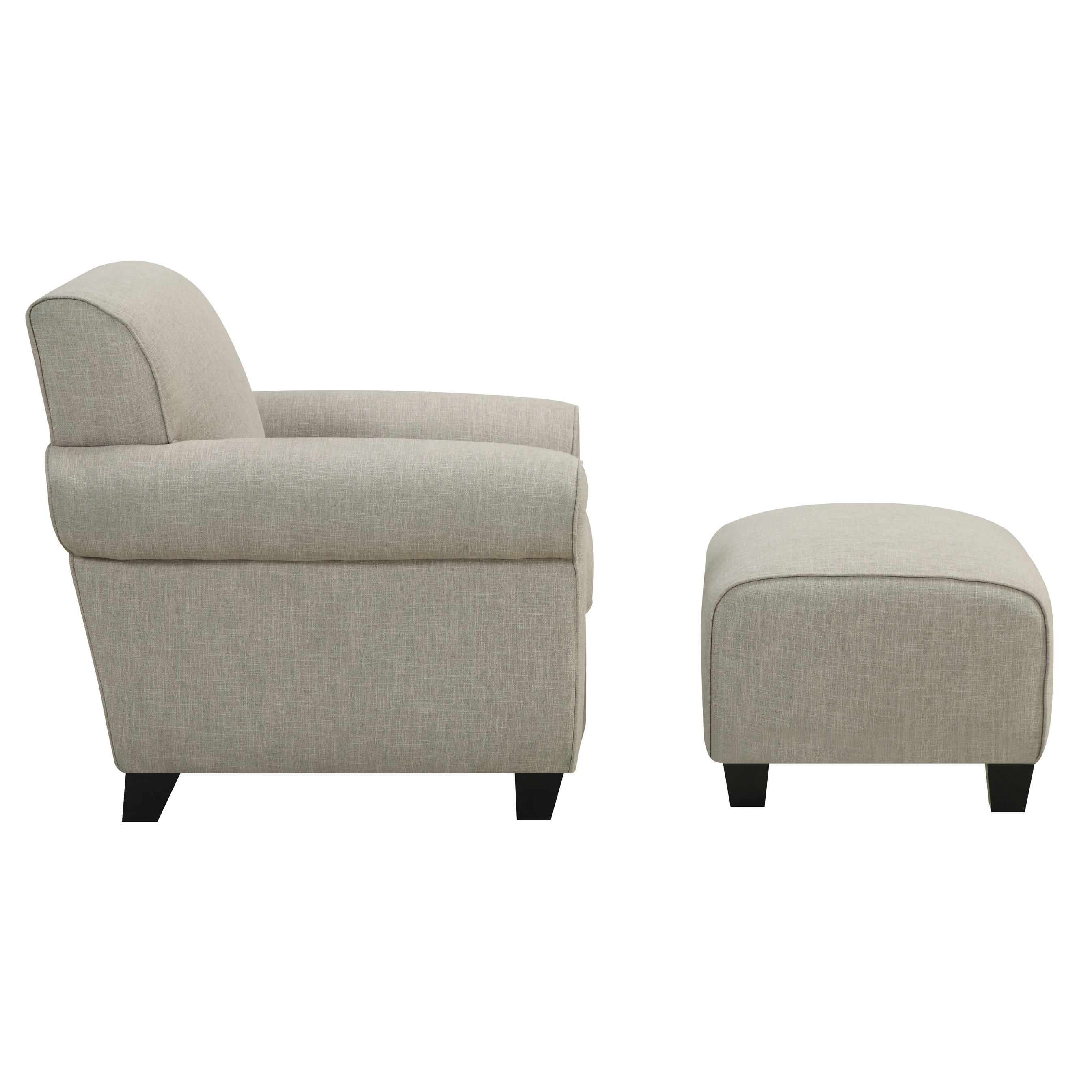 Alcott Hill Oldbury Arm Chair and Ottoman & Reviews Wayfair