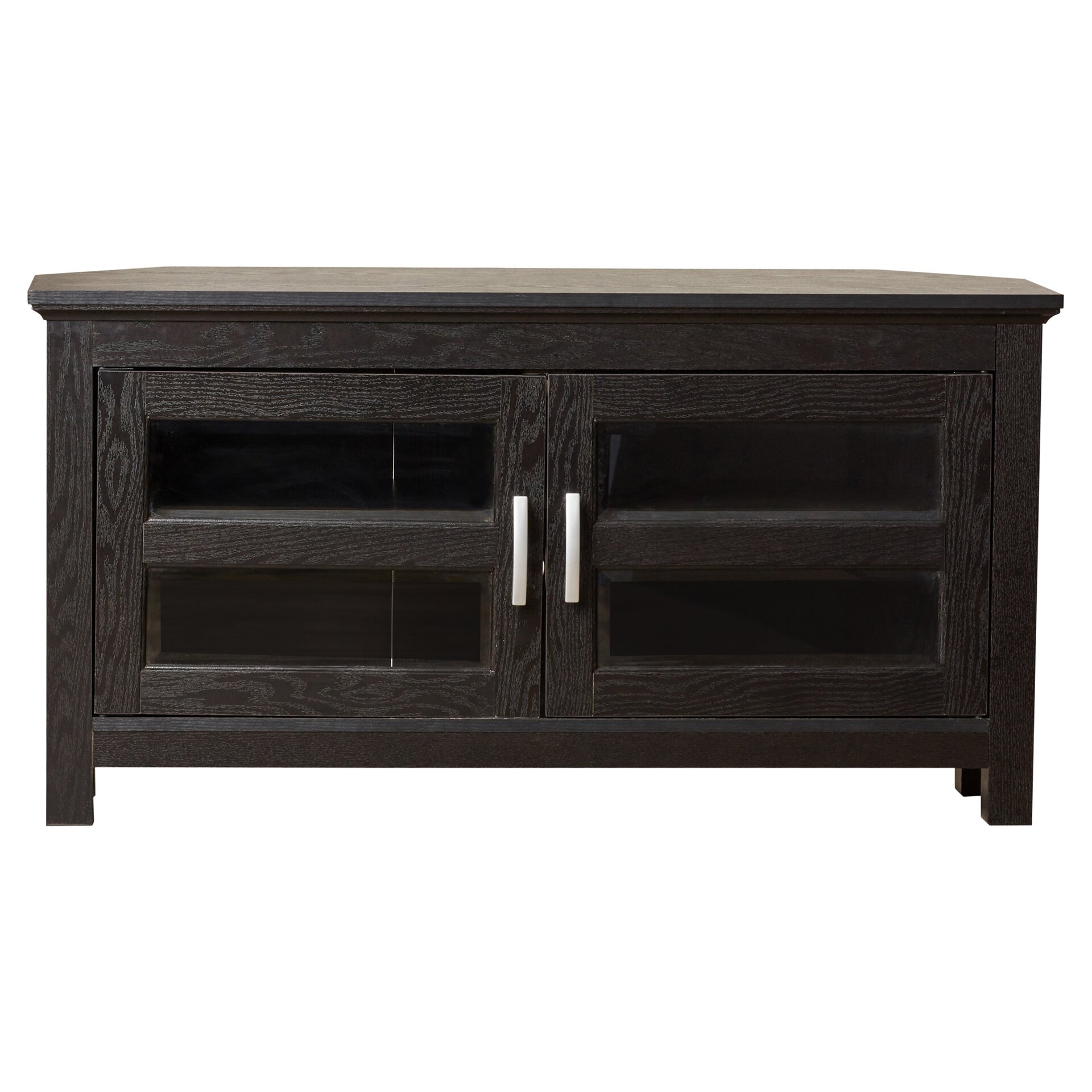 Alcott Hill Sulyard Wood Corner TV Stand &amp; Reviews Wayfair