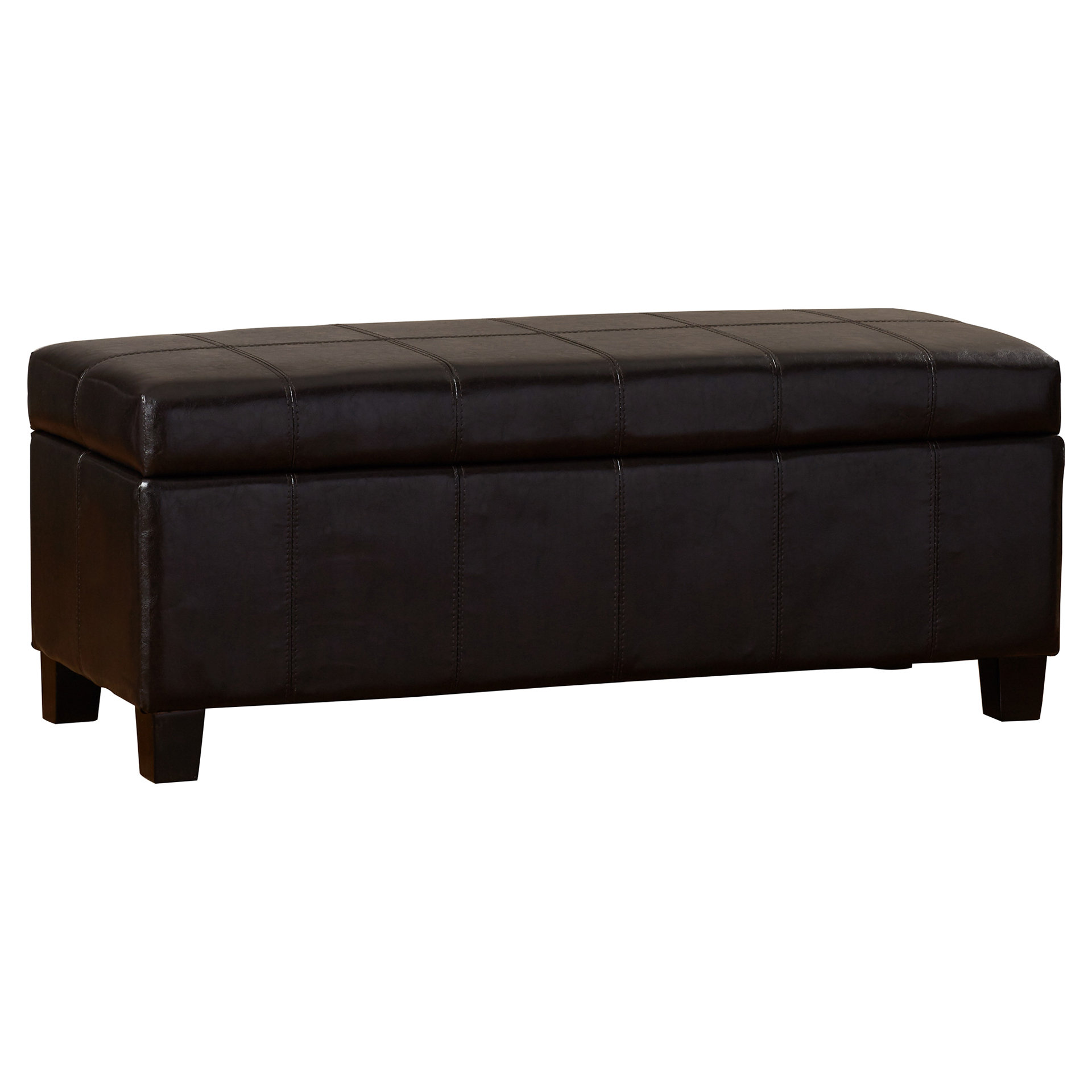 Alcott Hill Kickemuit Vinyl Storage Bench & Reviews Wayfair