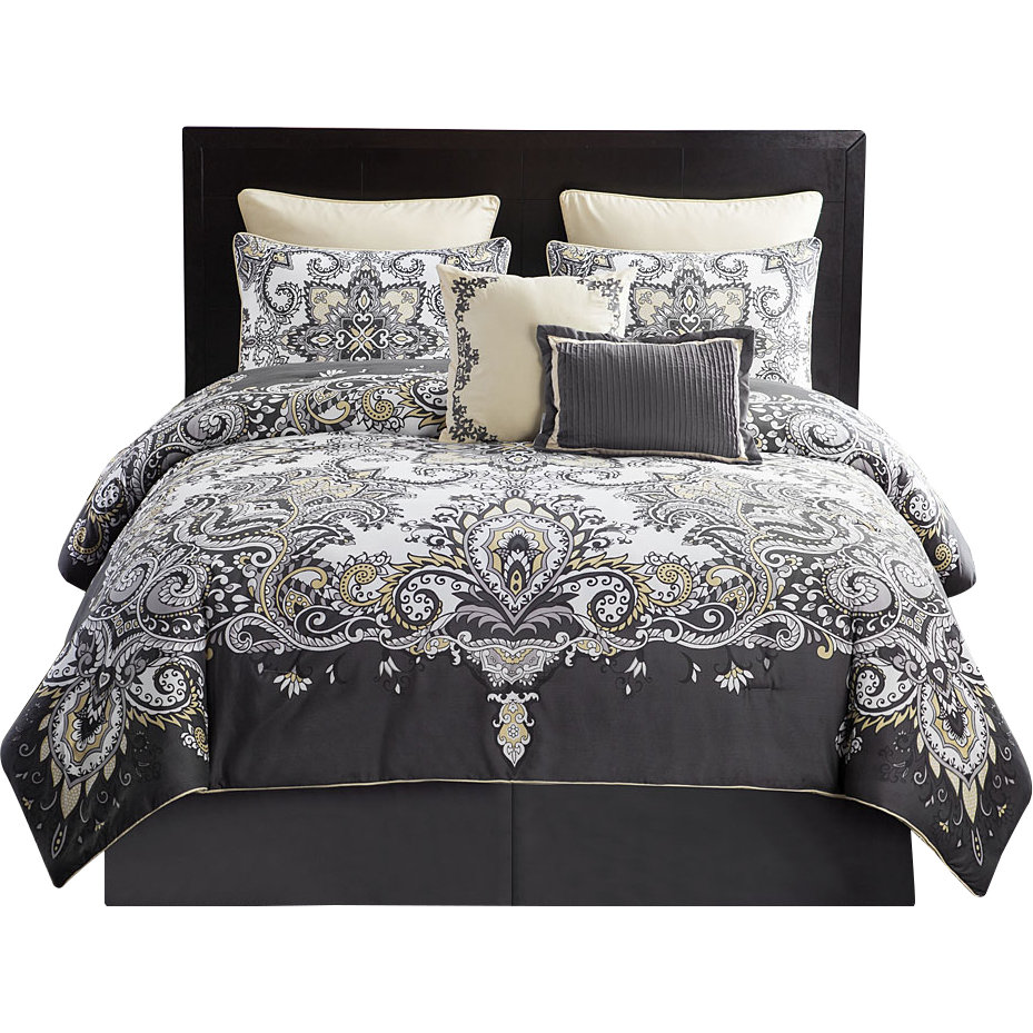 alcott hill cahill 5 piece comforter set reviews wayfair alcott hill cahill 5 piece comforter set reviews wayfair