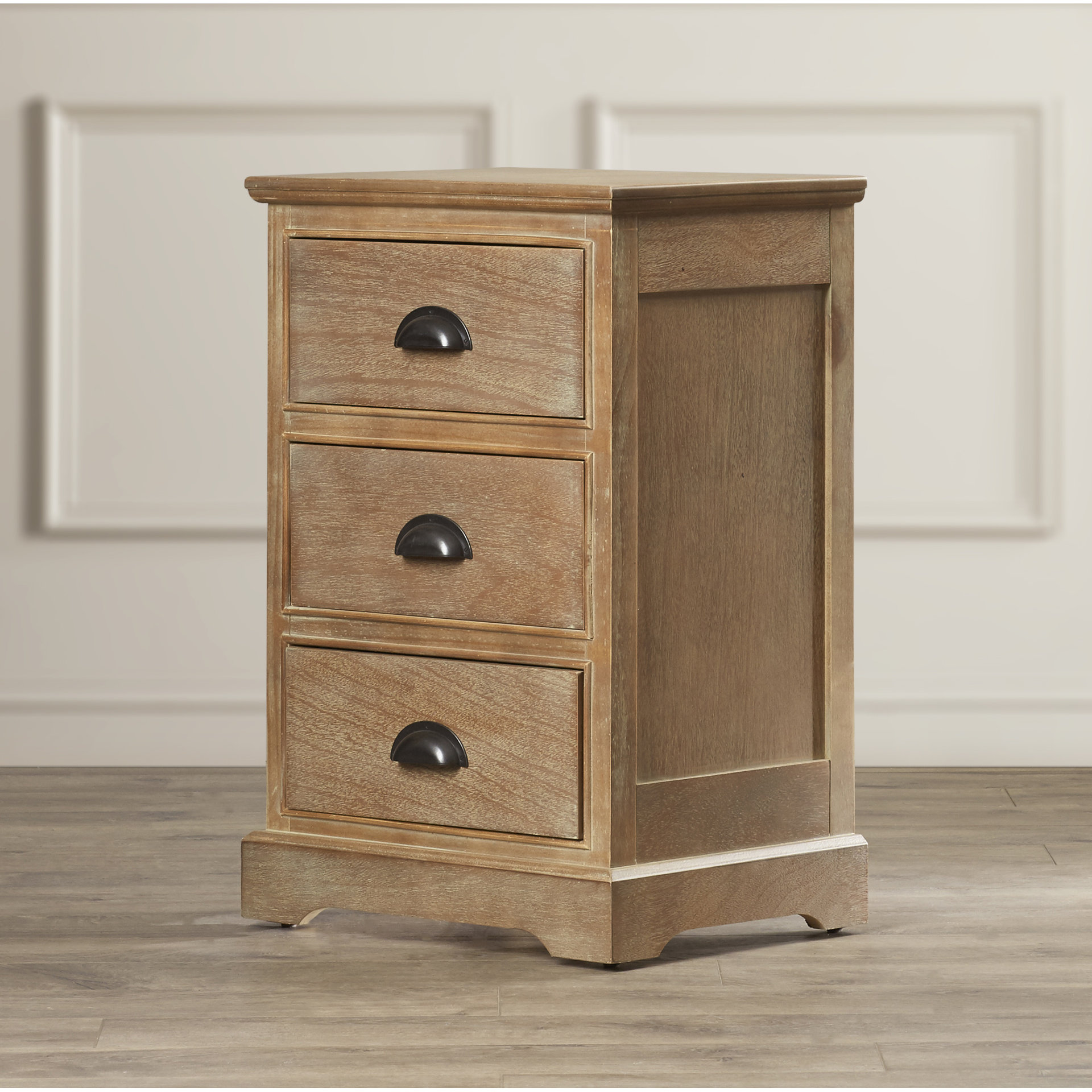 Alcott Hill 3 Drawer End Table & Reviews Wayfair