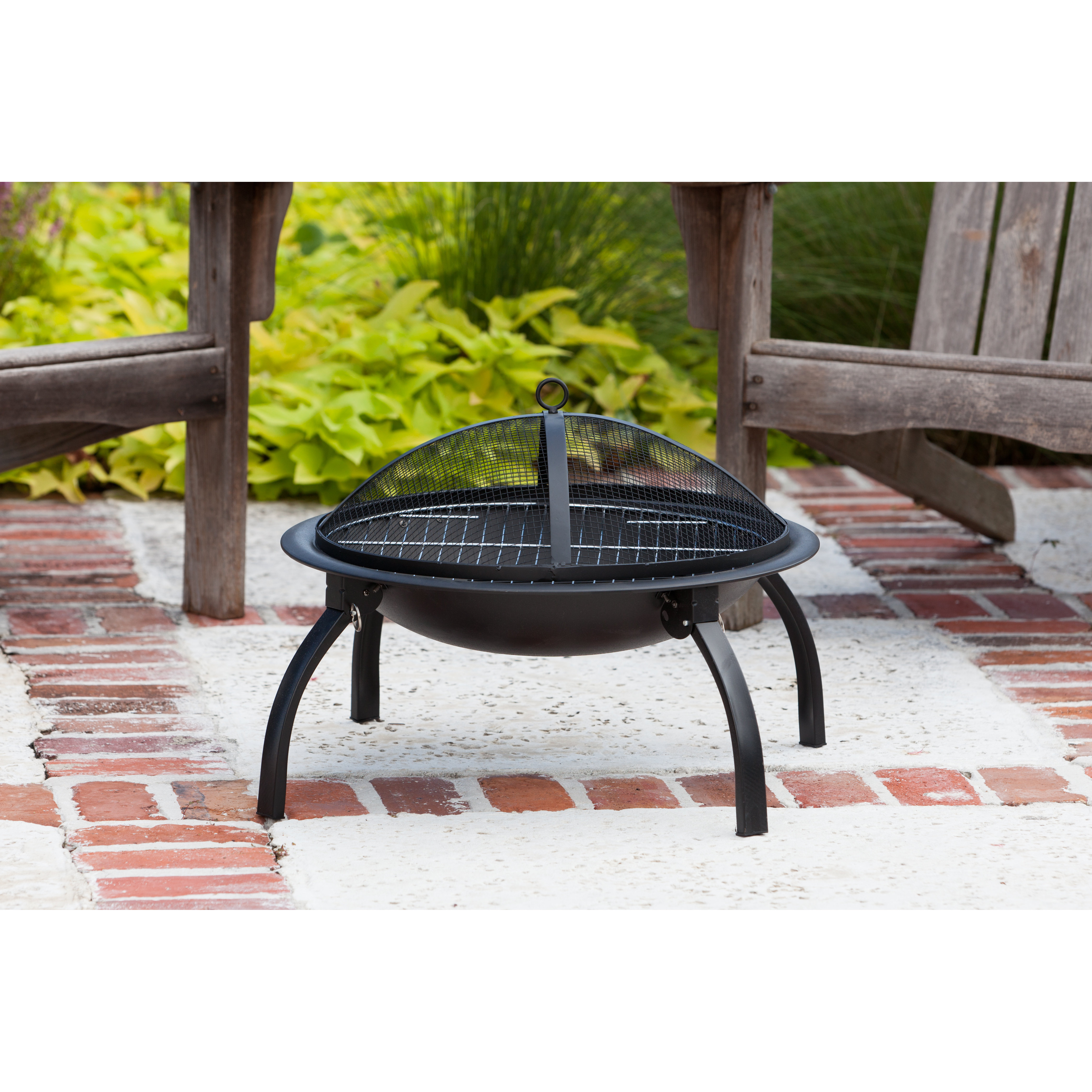 Charlton Home Wragby Folding Fire Pit & Reviews Wayfair