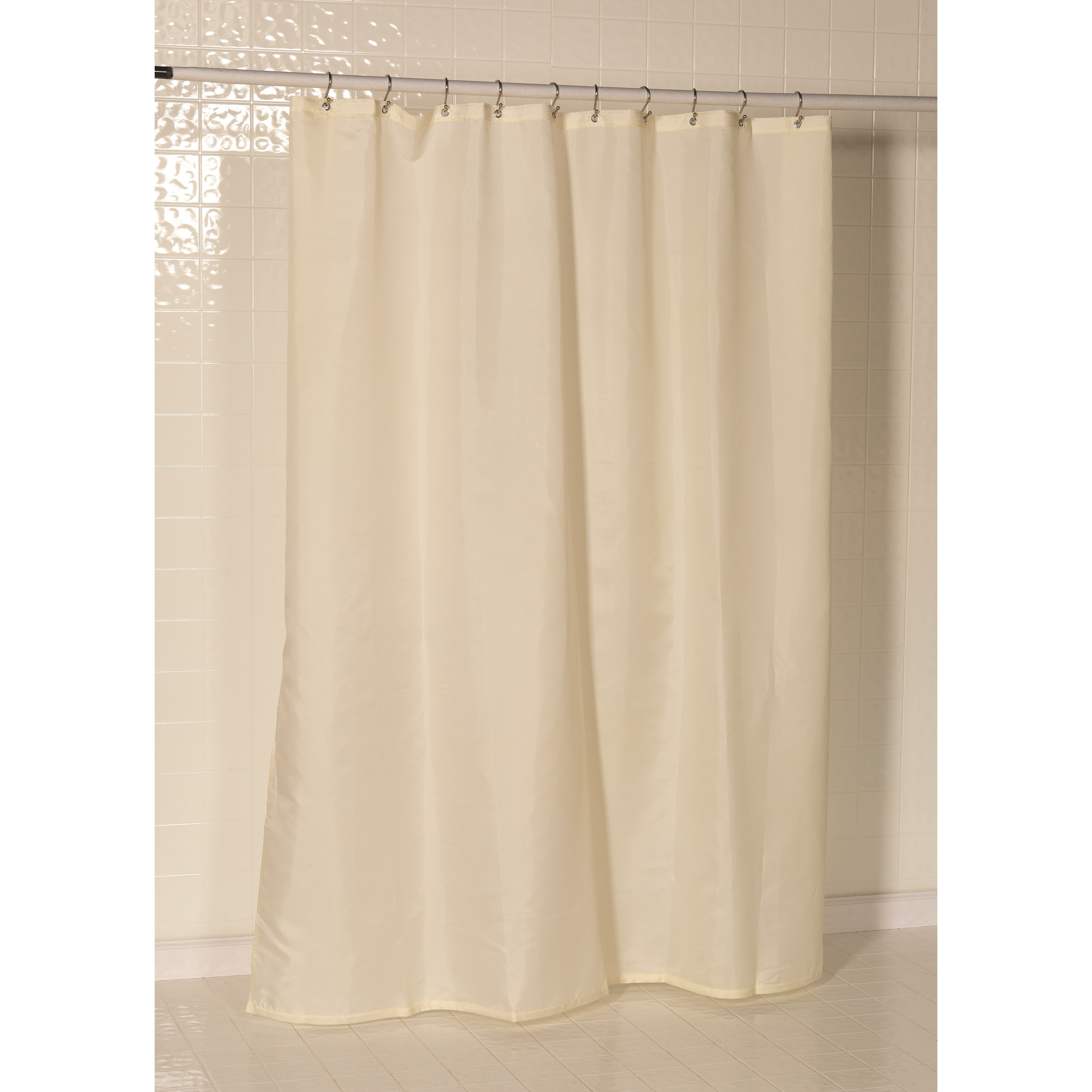 Natural Cotton Shower Curtain Peva Shower Curtain Liner