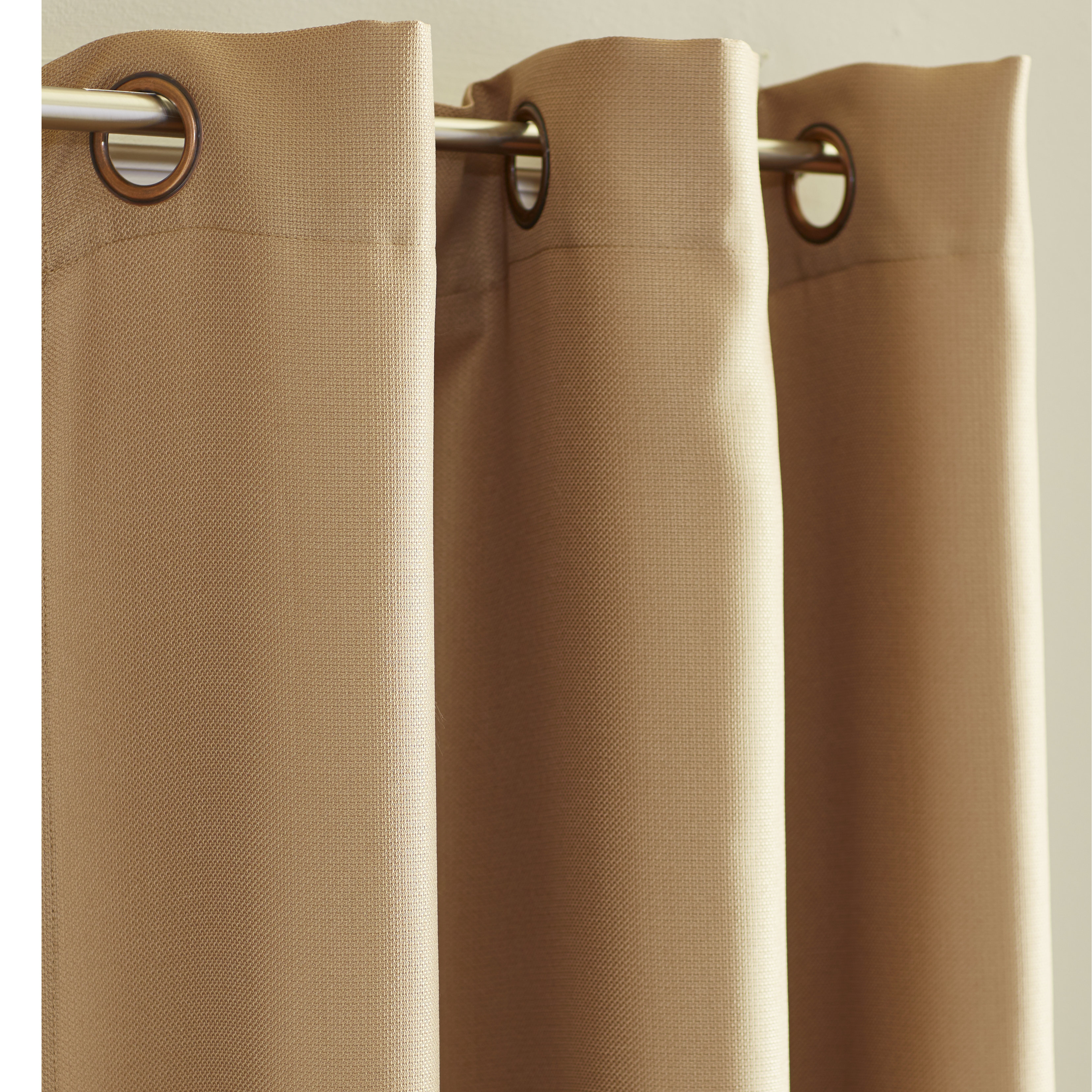Charlton Home Stokes Single Rod Pocket Grommet Curtain Panel & Reviews