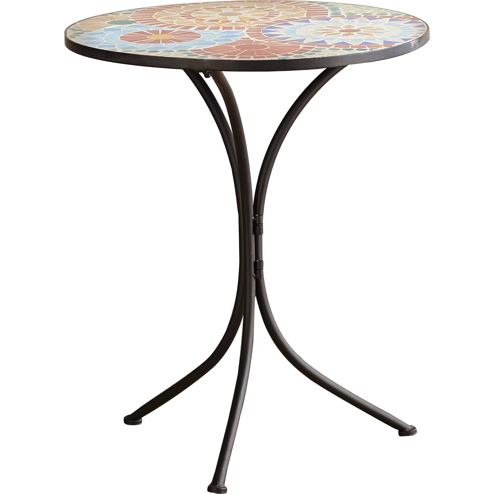 Charlton Home Whitman Mosaic 3 Piece Bistro Set with Cushions & Reviews