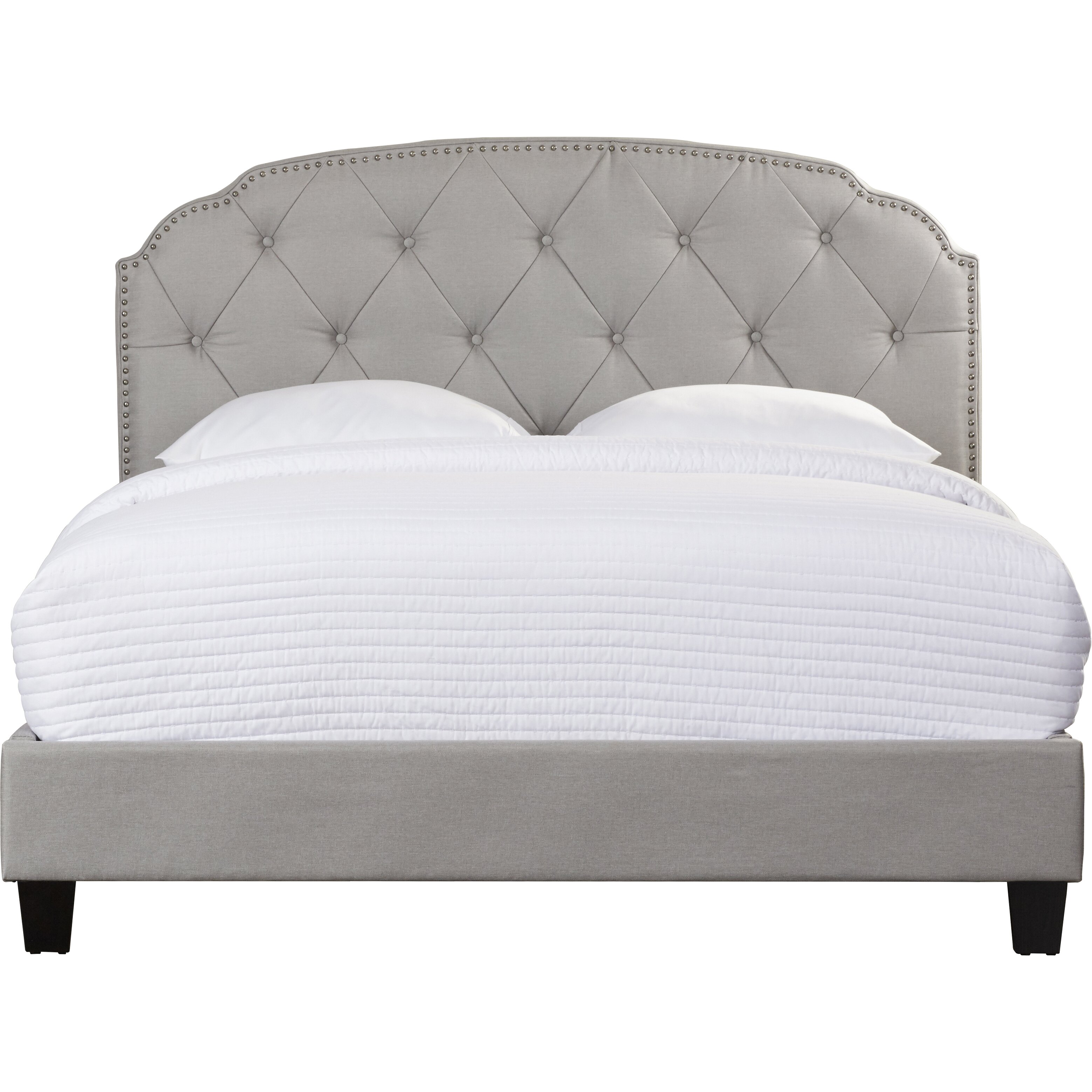 Charlton Home Queen Upholstered Panel Bed & Reviews | Wayfair