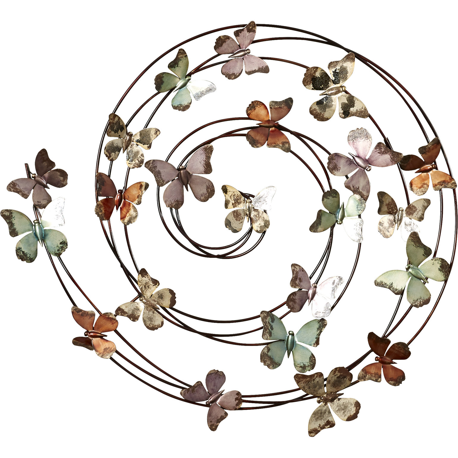 Charlton Home Swirling Butterflies Wall Decor & Reviews Wayfair