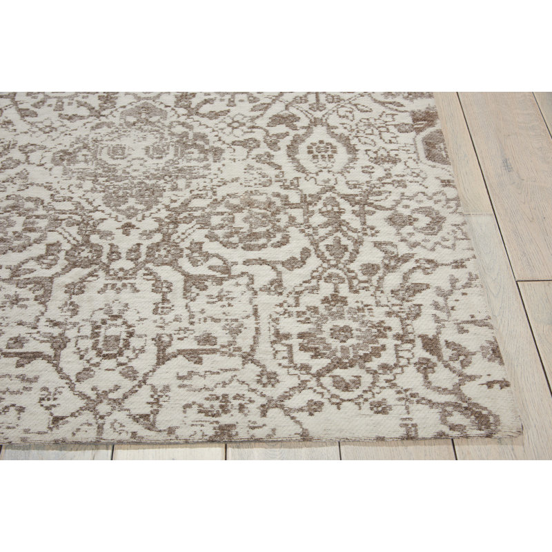 Charlton Home Portleven Ivory/Taupe Area Rug Wayfair