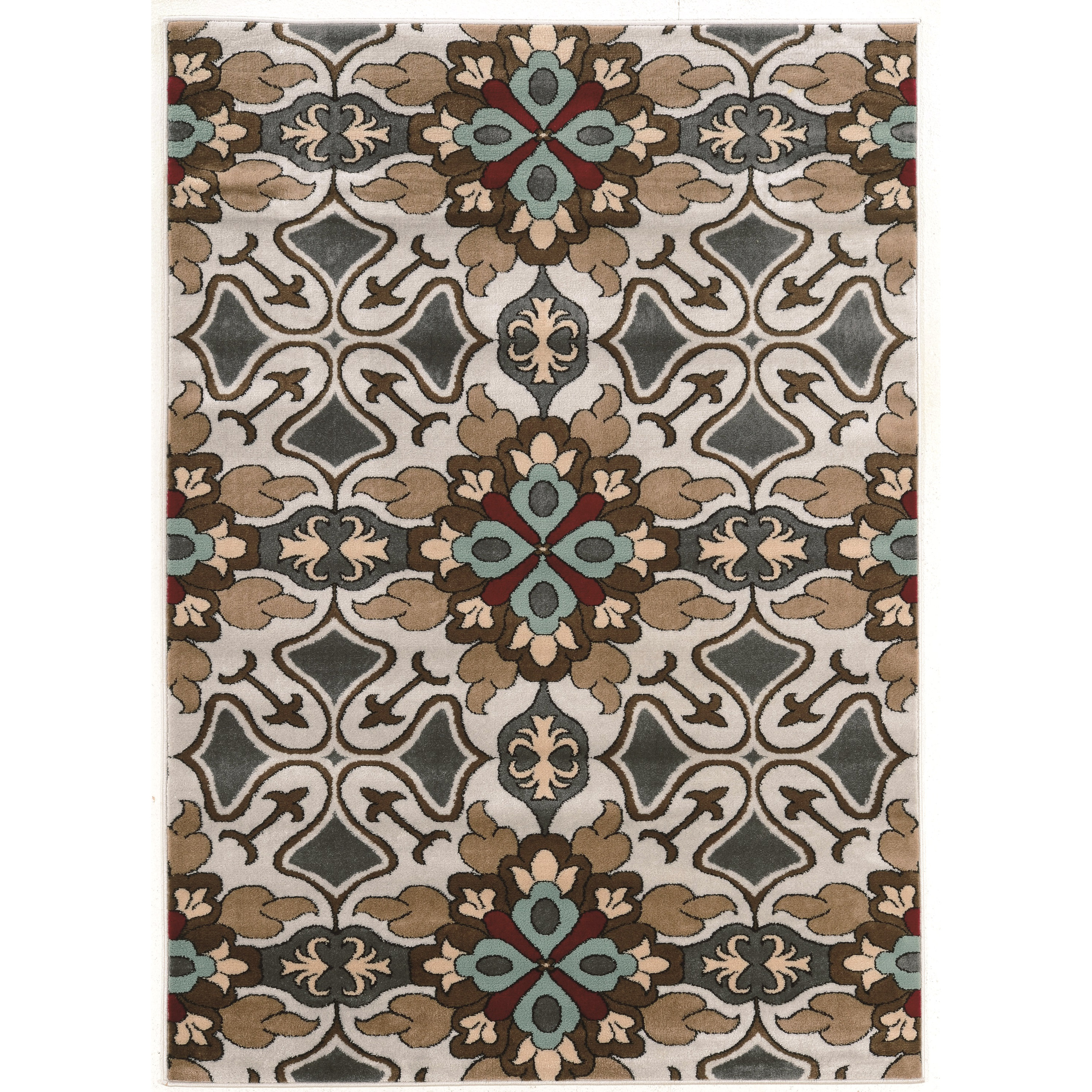 Charlton Home Sioux Falls Blue/Brown Area Rug & Reviews Wayfair