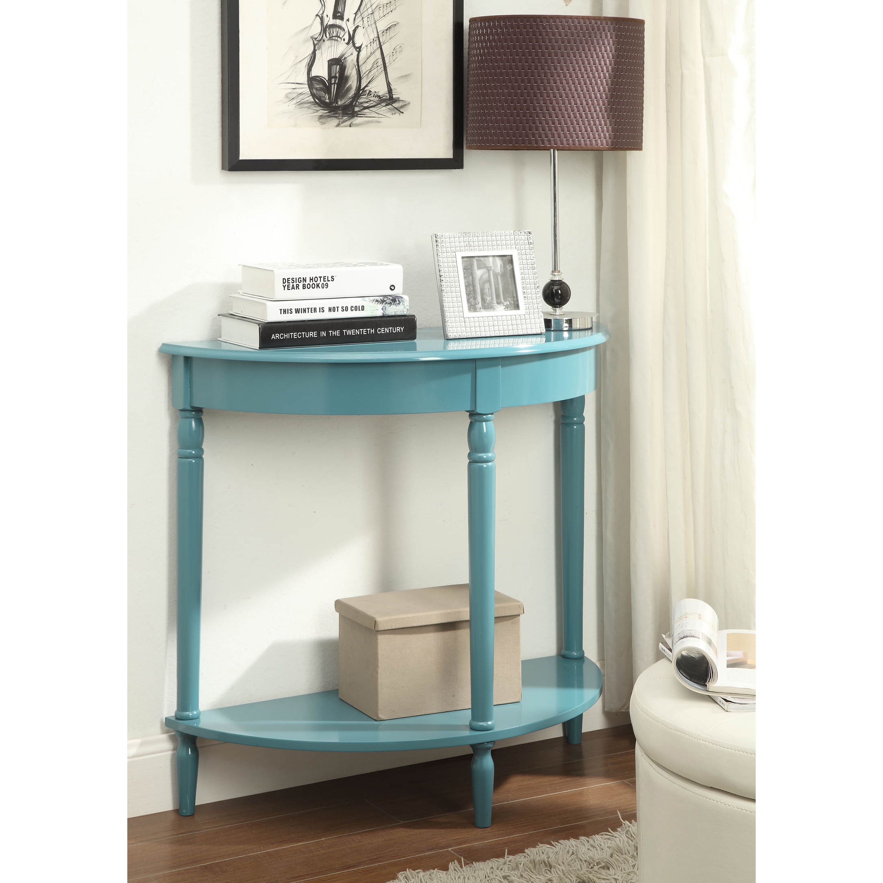 Charlton Home Carlisle HalfCircle Console Table & Reviews Wayfair