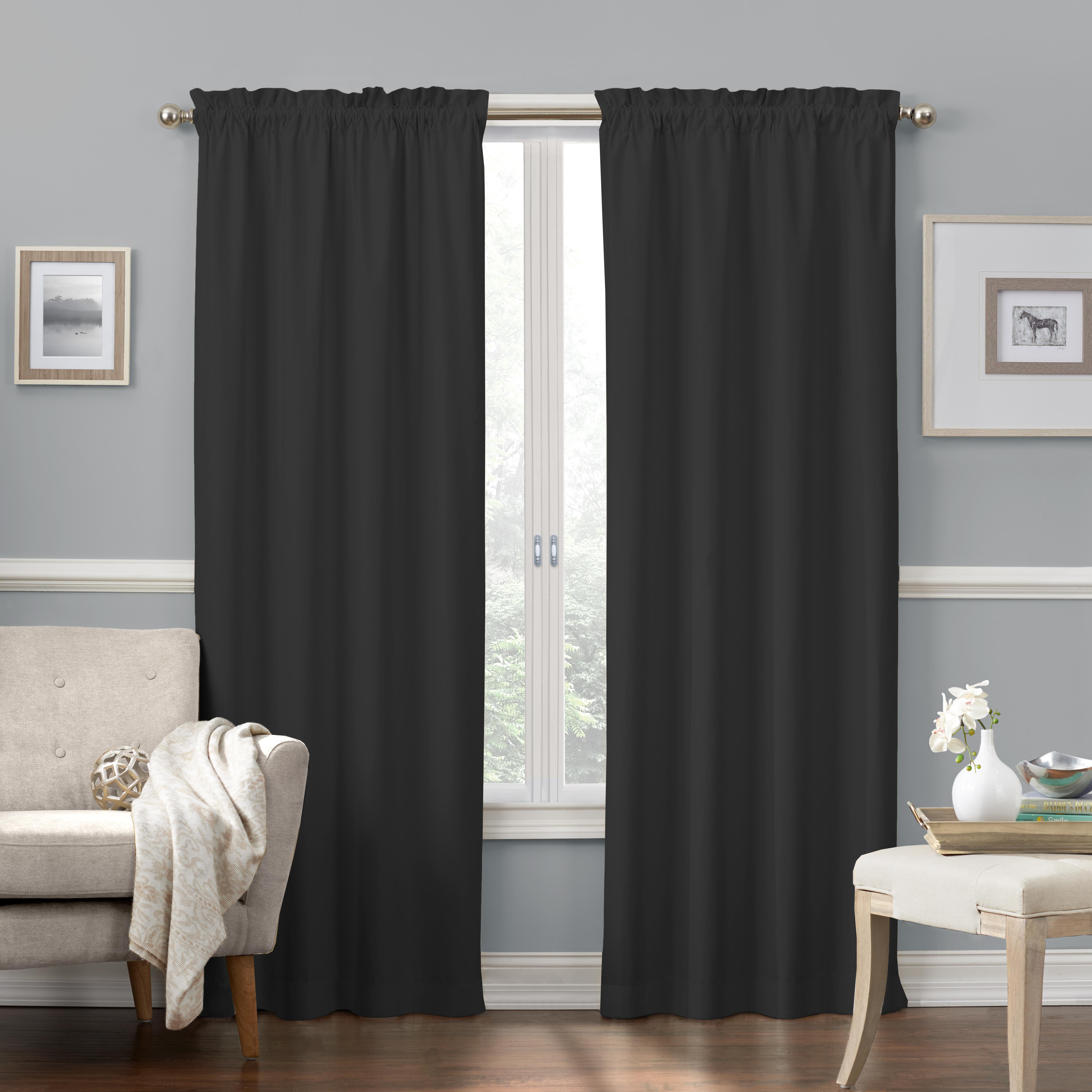 Charlton Home Lanesville 42" Synthetic Rod Pocket Blackout Curtain