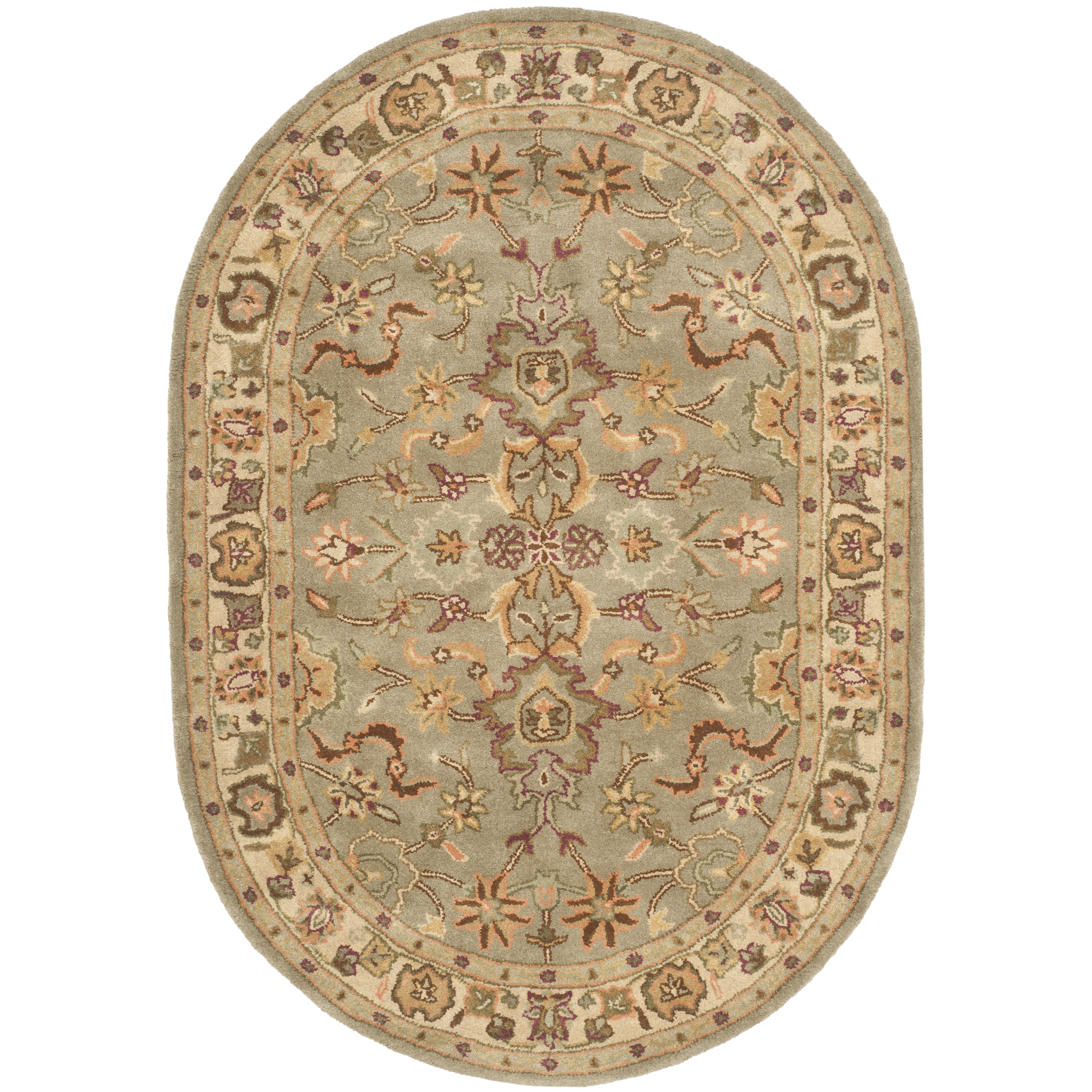 Charlton Home Cranmore Light Green & Beige Area Rug & Reviews Wayfair