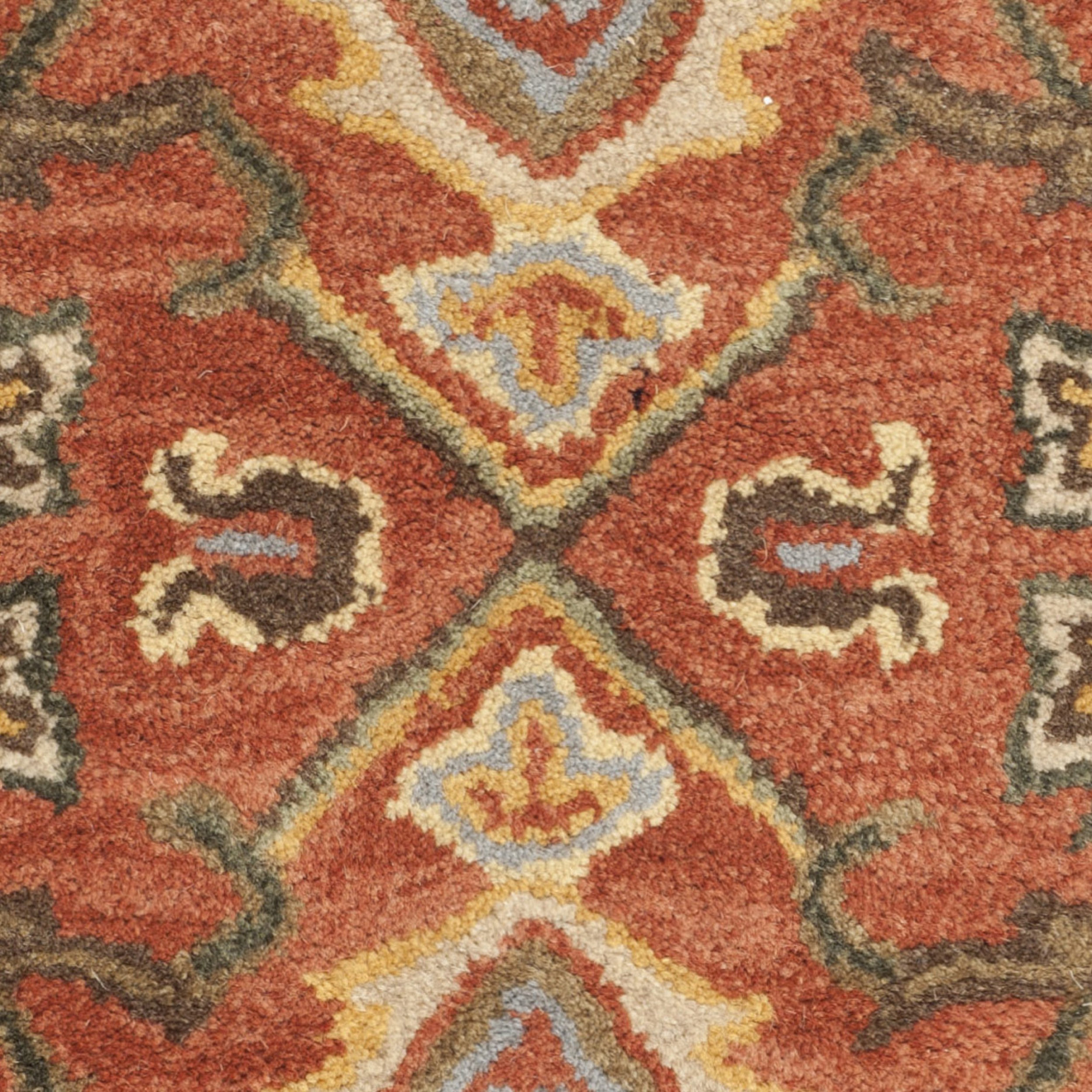 Charlton Home Cranmore Rust/Beige Oriental Area Rug & Reviews Wayfair