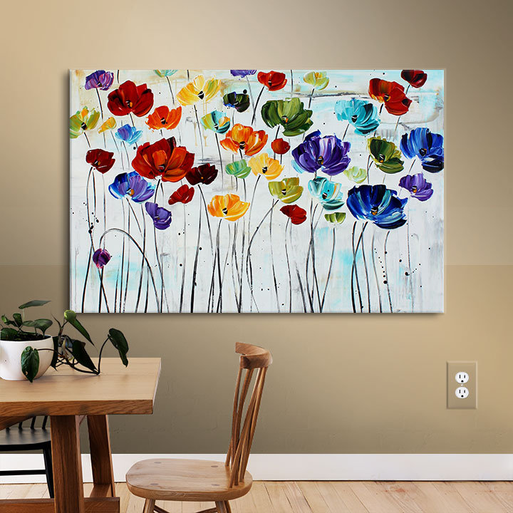An Evening Out Neutral Handed Oil Painting 19W*12H with actual painting pics