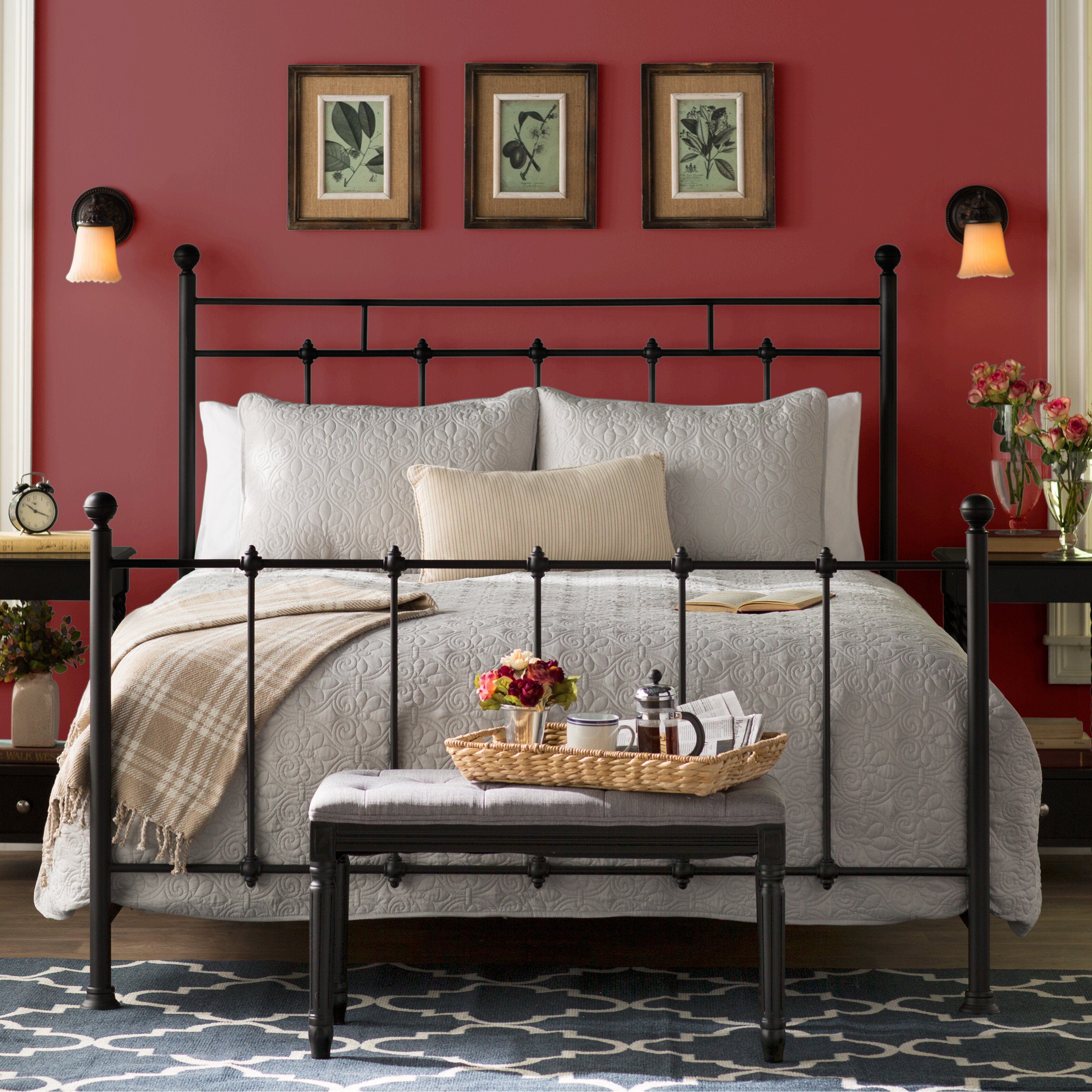 Charlton Home Queen Panel Bed & Reviews | Wayfair