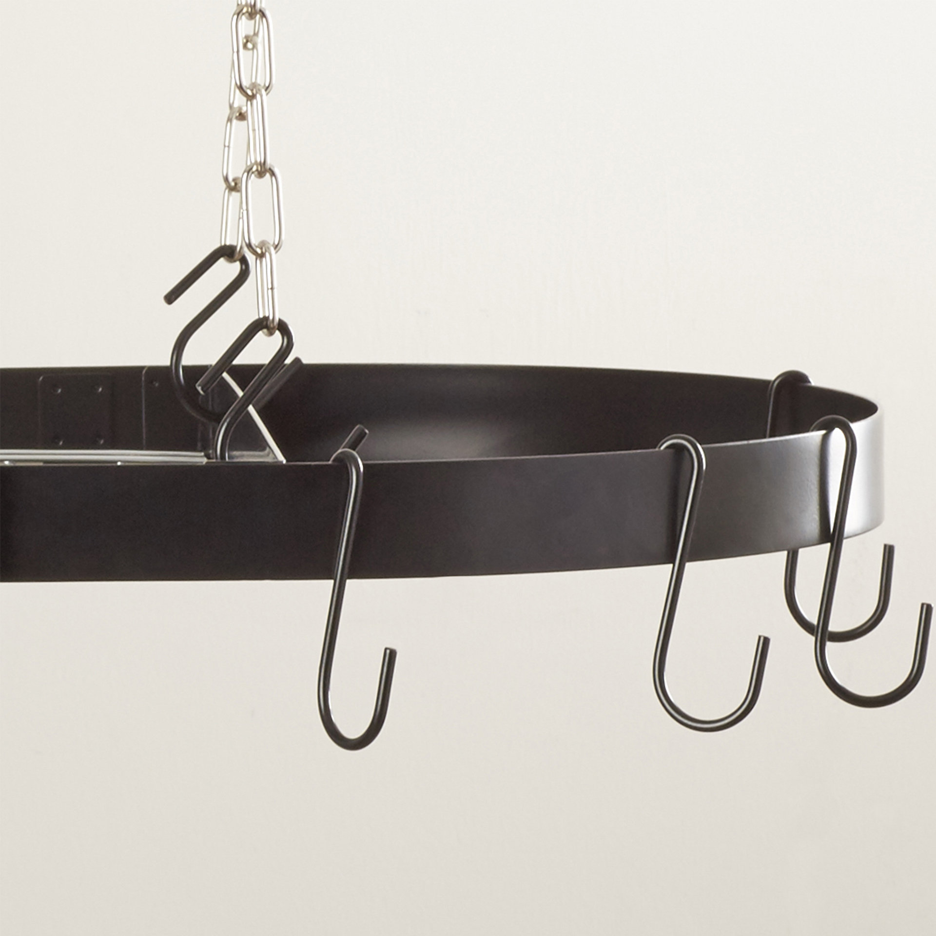 Varick Gallery Oval Hanging Pot Rack & Reviews Wayfair