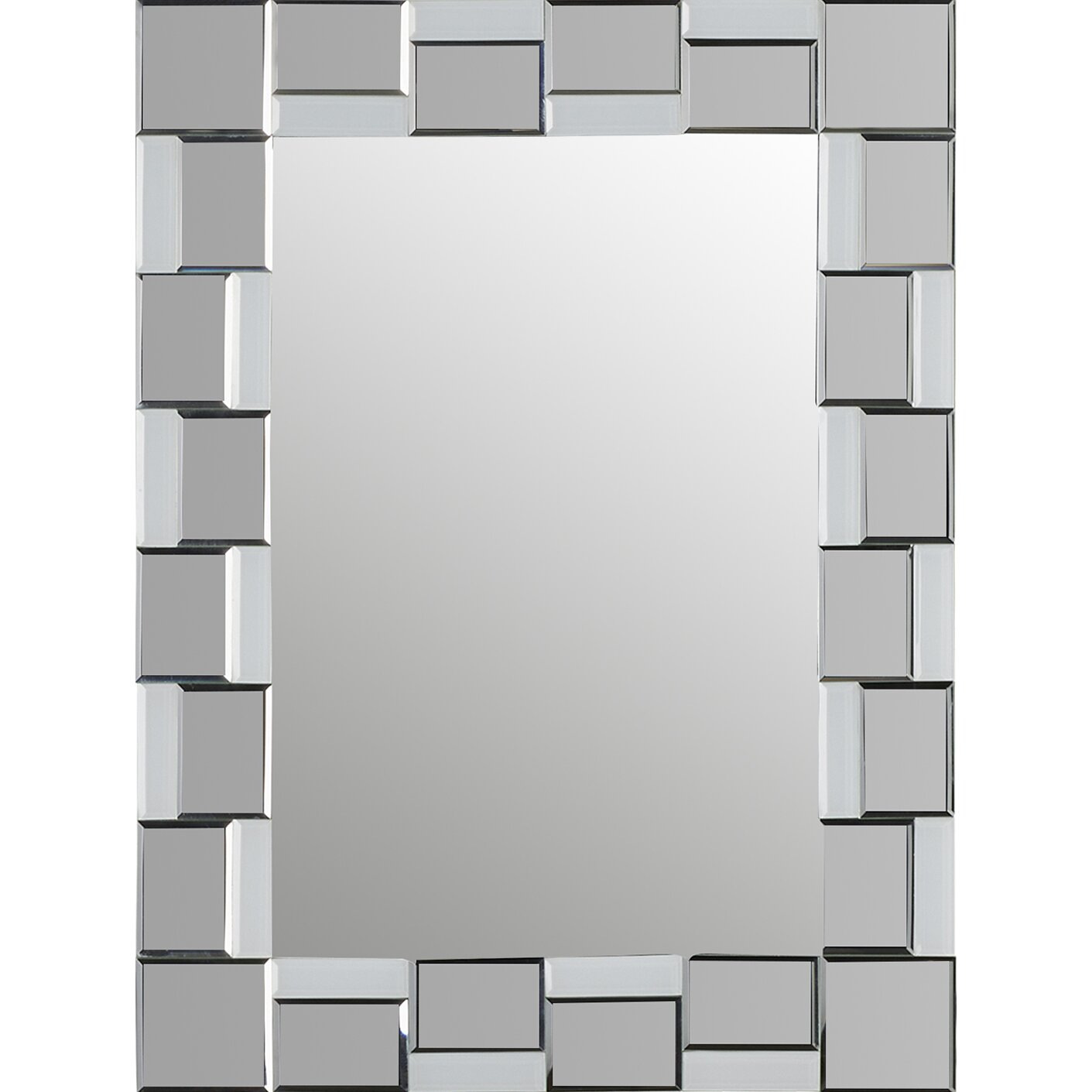 Varick Gallery Logan Modern Wall Mirror & Reviews | Wayfair