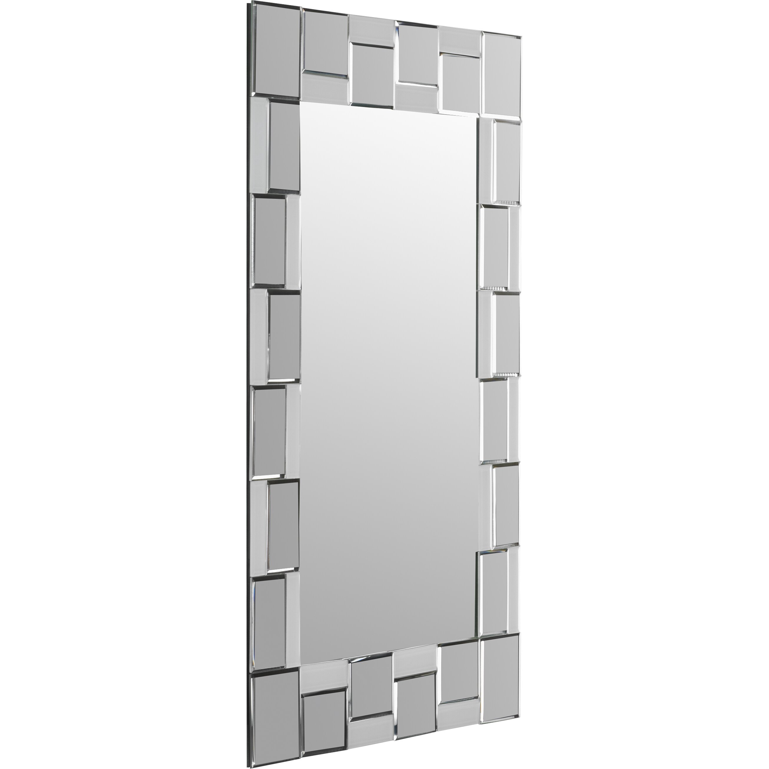 Varick Gallery Logan Modern Wall Mirror And Reviews Wayfair