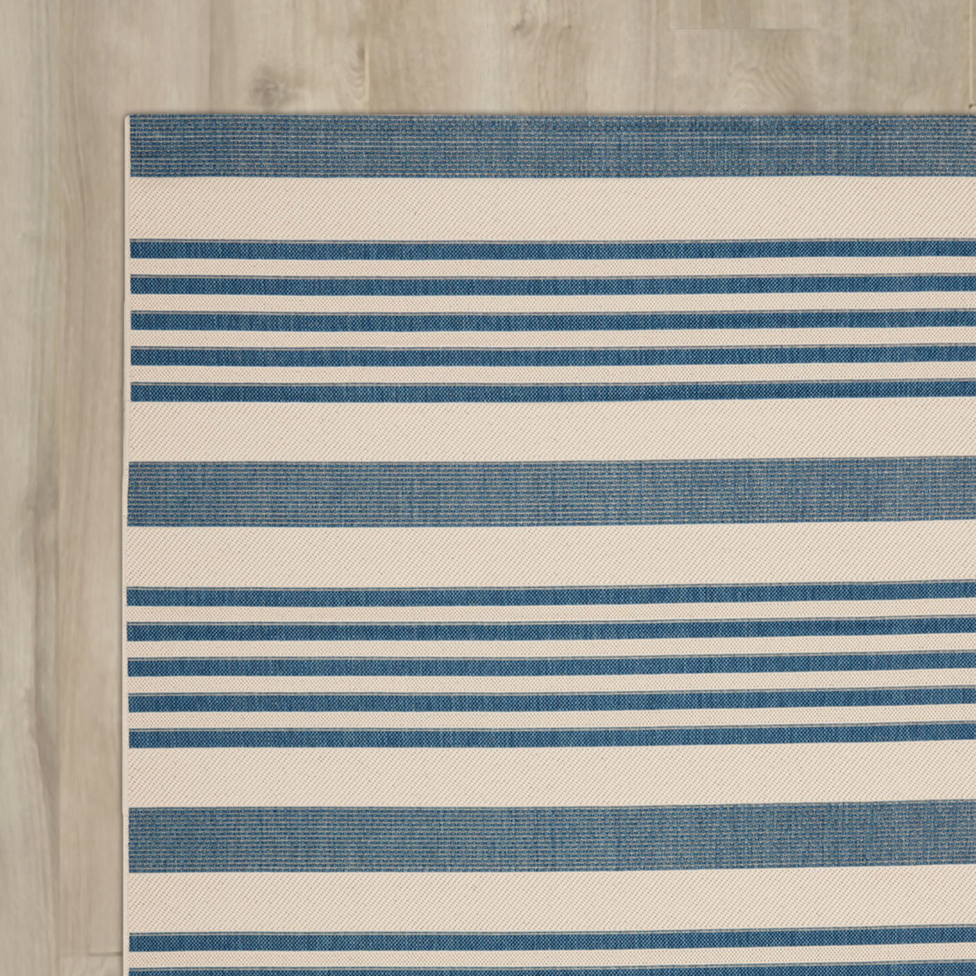 Brayden Studio Eres Blue/Beige Indoor/Outdoor Area Rug & Reviews Wayfair