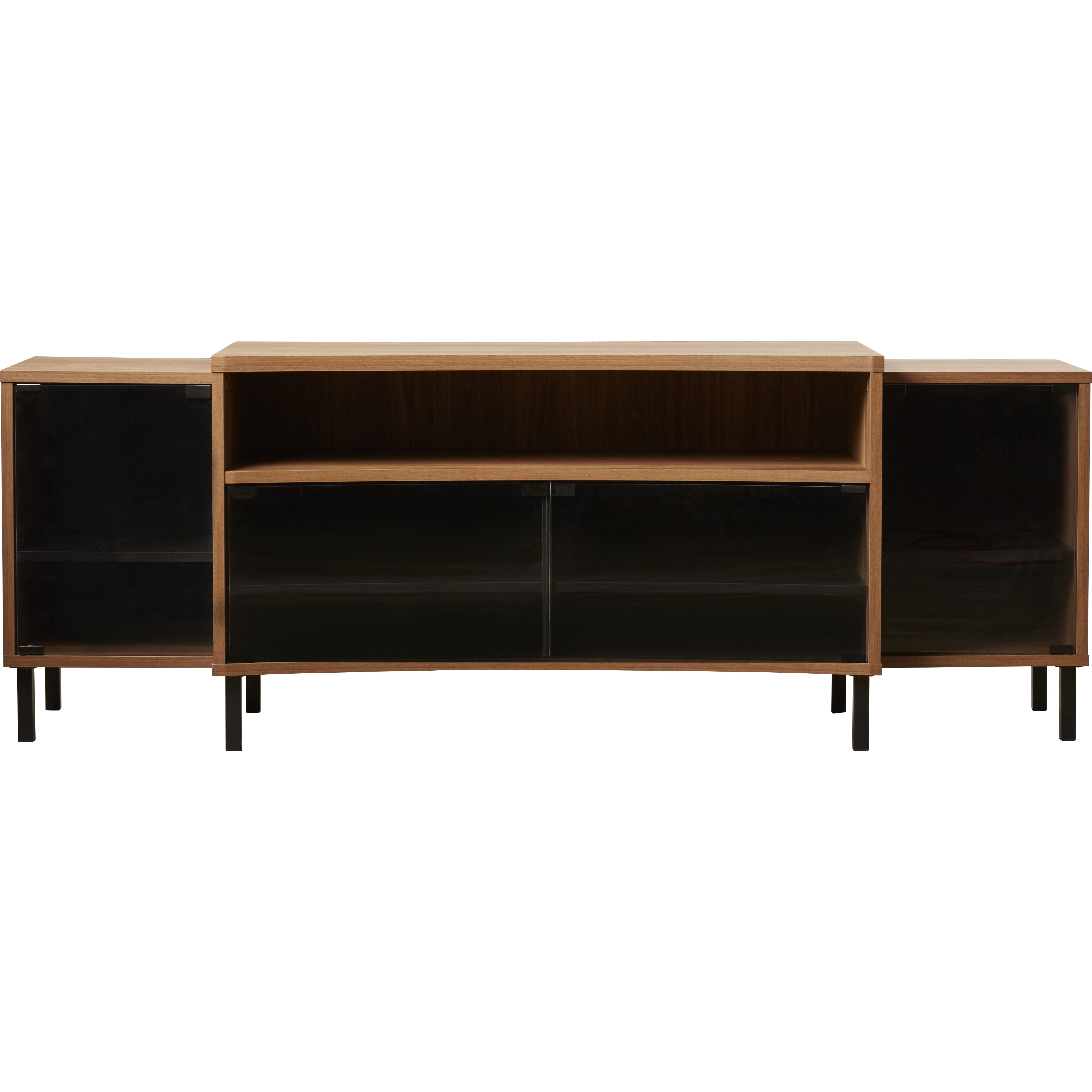 Brayden Studio Bracy Entertainment Credenza TV Stand & Reviews | Wayfair