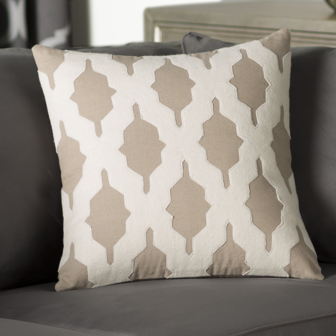 Brayden Studio Sanders Cotton Throw Pillow & Reviews Wayfair