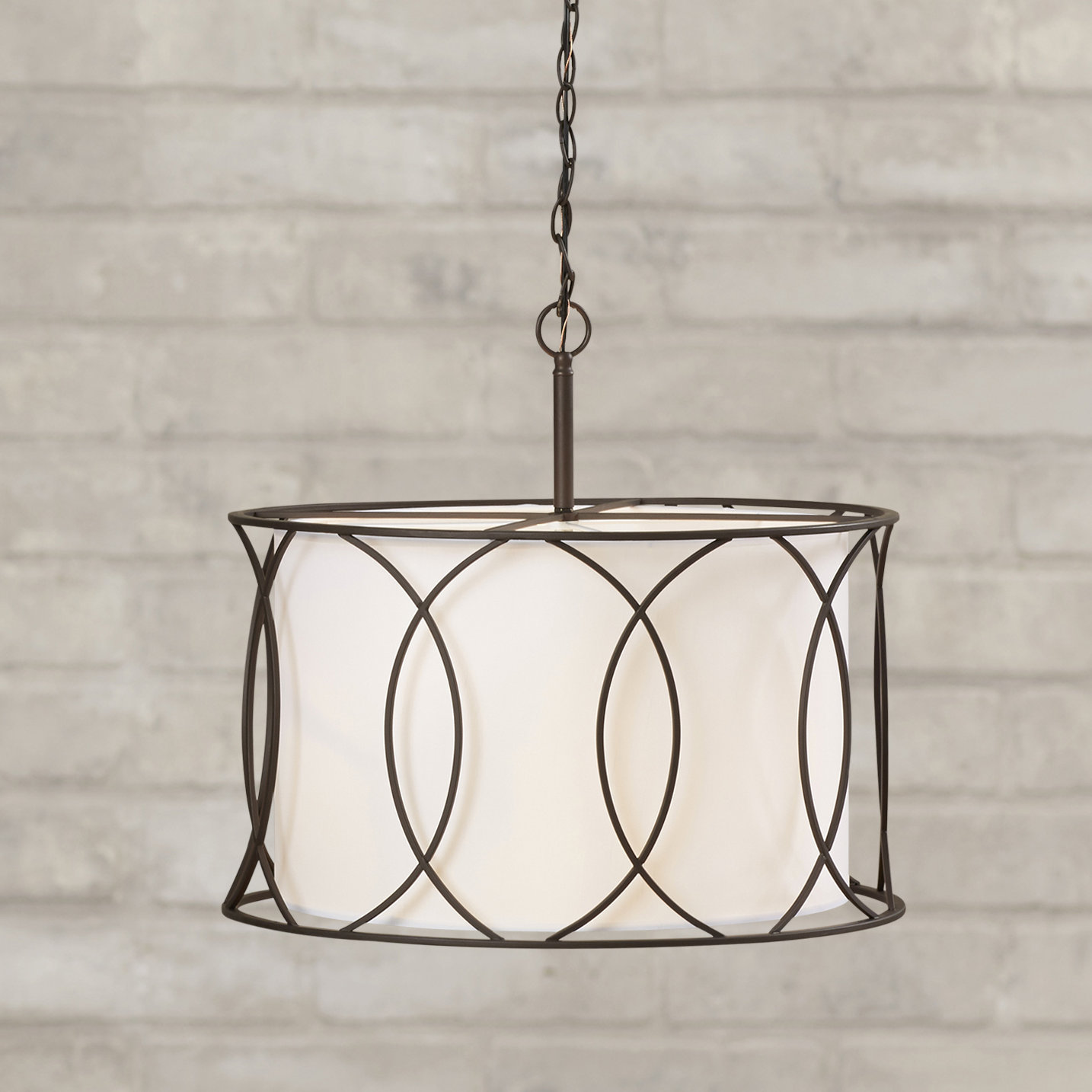Brayden Studio Tadwick 3 Light Drum Pendant & Reviews Wayfair