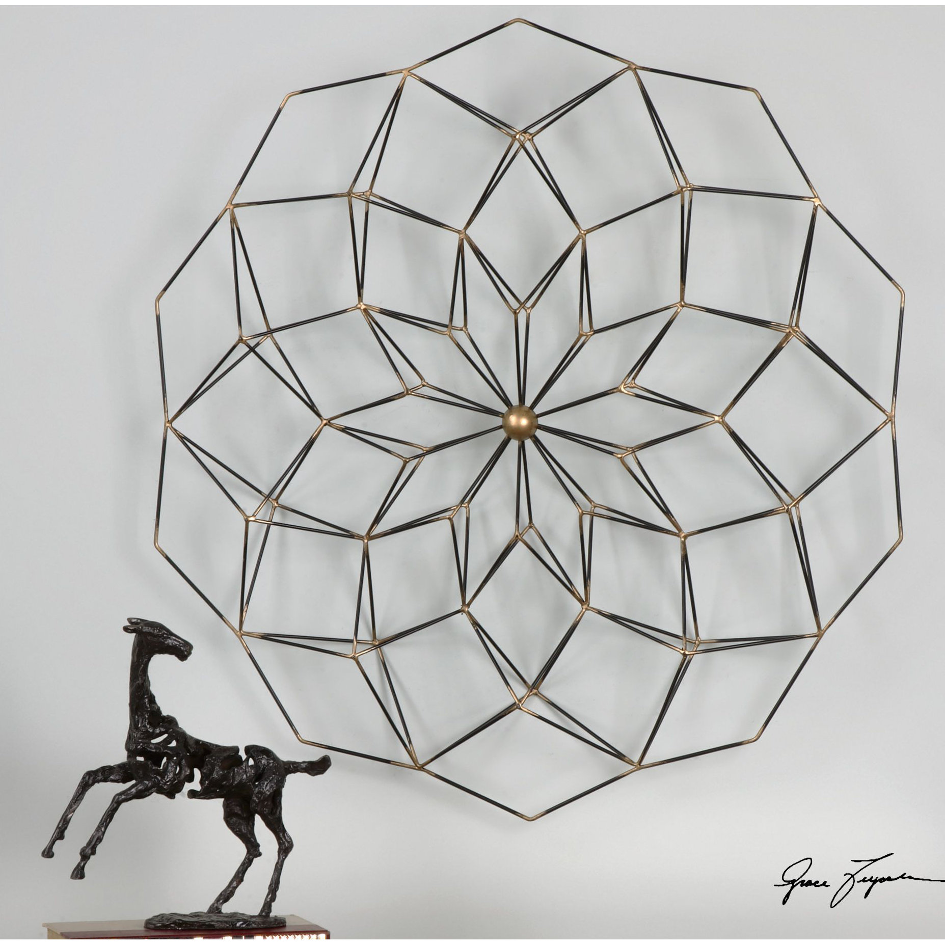 Brayden Studio Geometric Floral Framed Wall Art & Reviews Wayfair