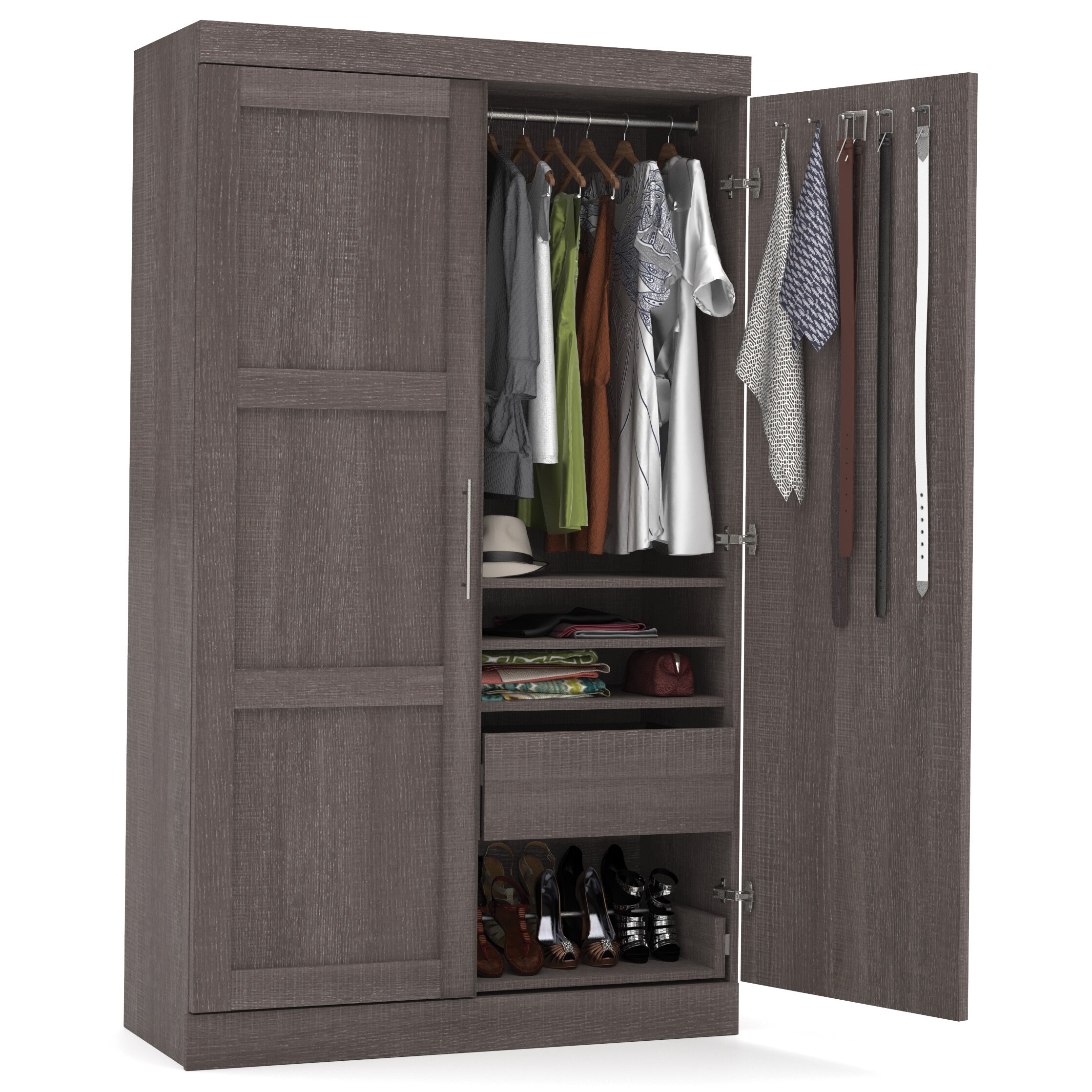 Brayden Studio  Roumfort Armoire  Reviews Wayfair