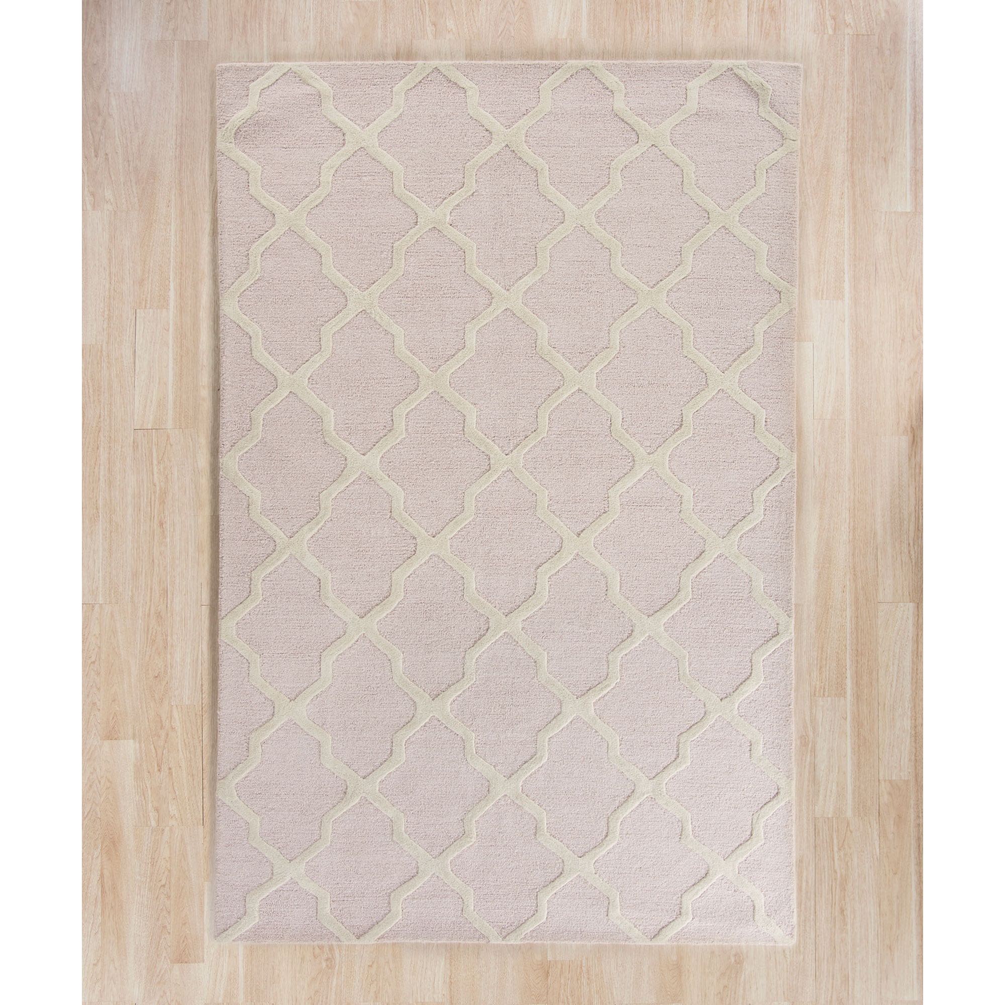 Wade Logan Light Pink/Ivory Area Rug & Reviews Wayfair