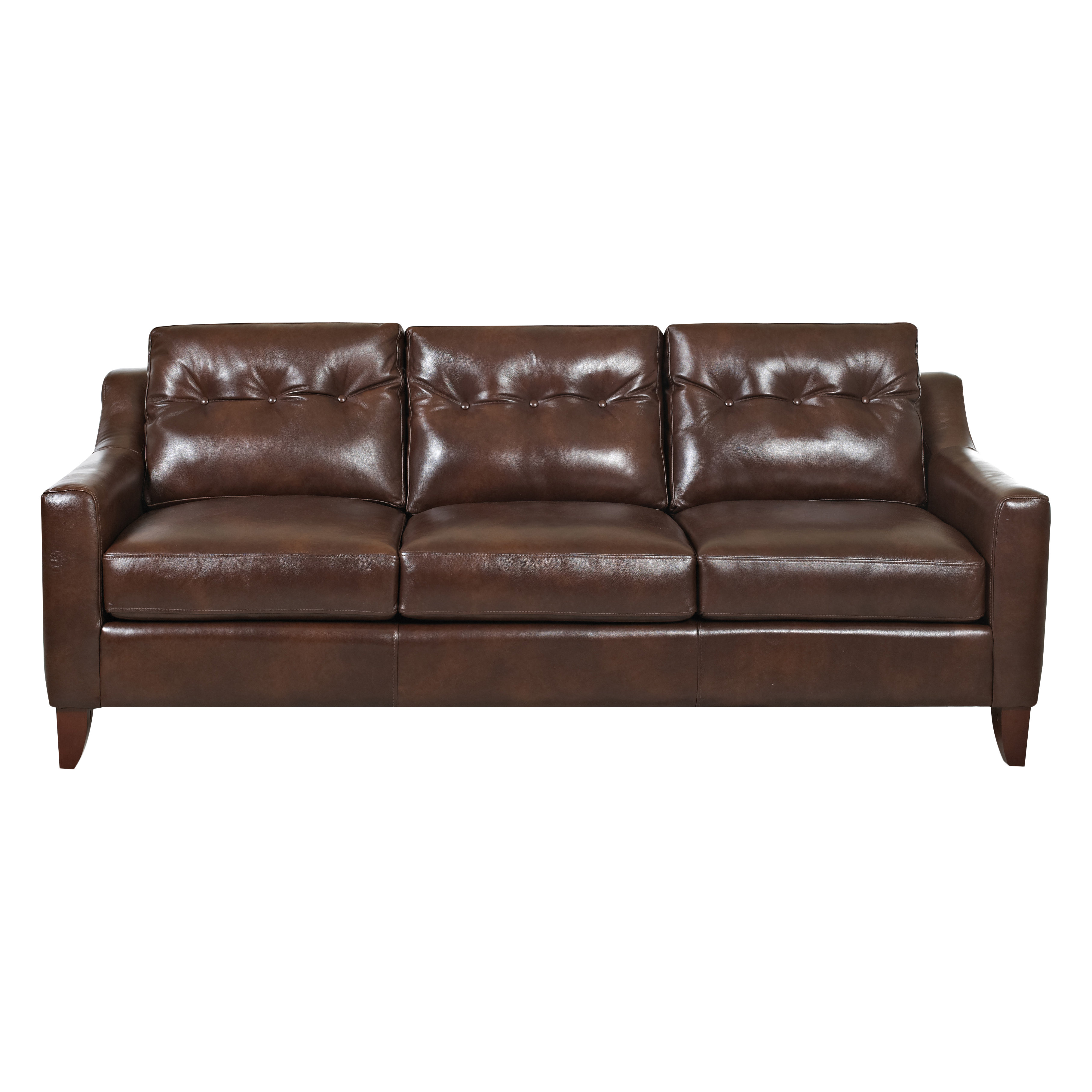 Wade Logan Lyle Leather Sofa & Reviews | Wayfair