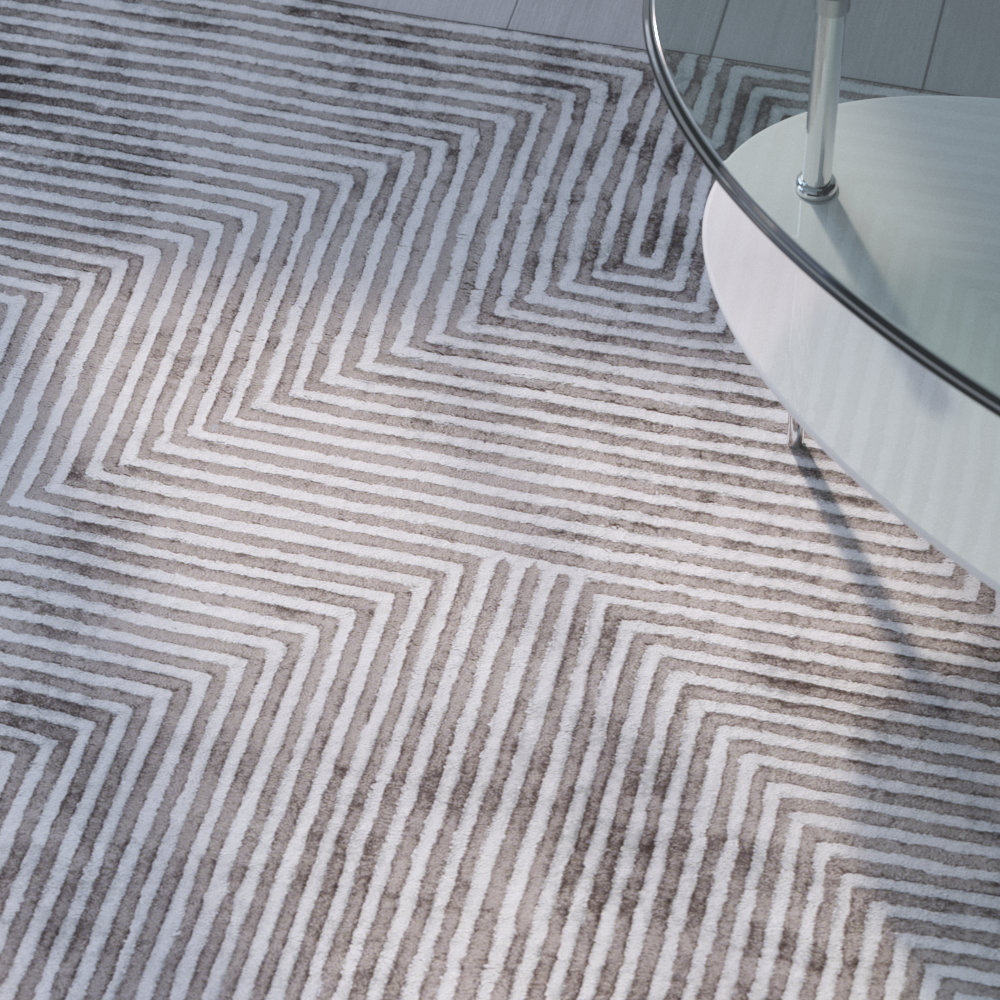 Wade Logan Nasir HandTufted Gray Area Rug & Reviews Wayfair