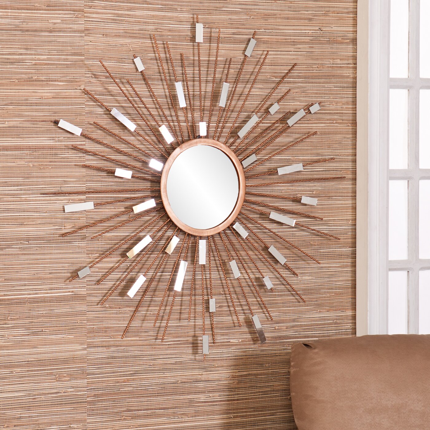 Corrigan Studio Starburst Wall Mirror & Reviews | Wayfair