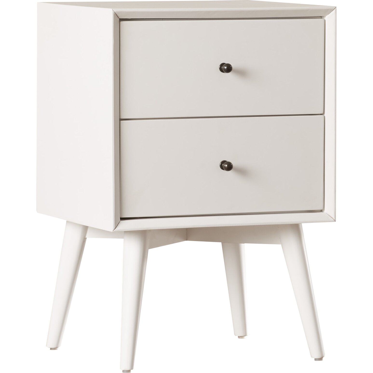 Langley Street Parocela 2 Drawer Nightstand & Reviews Wayfair