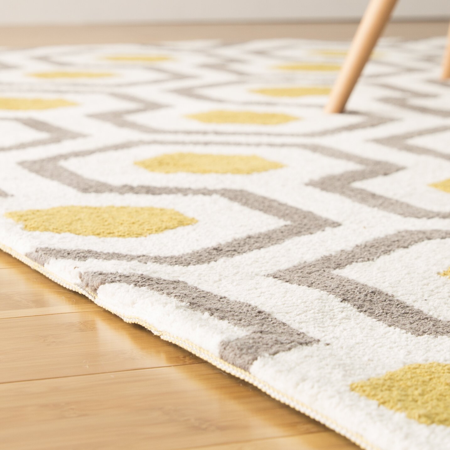 Langley Street Noam Hand Tufted Beige Gray Yellow Area Rug LGLY2073 