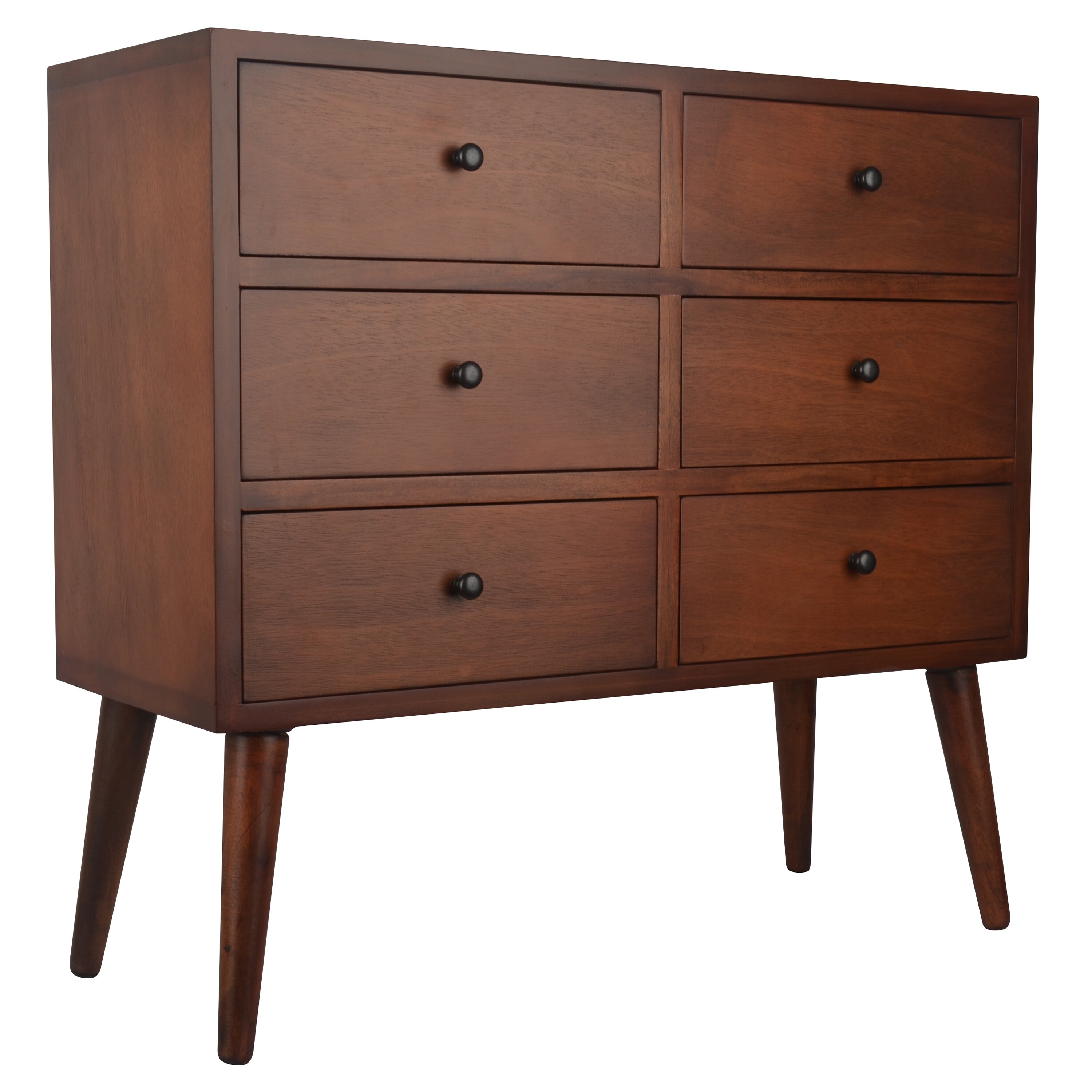 Langley Street Derek 6 Drawer Wood Accent Chest & Reviews Wayfair