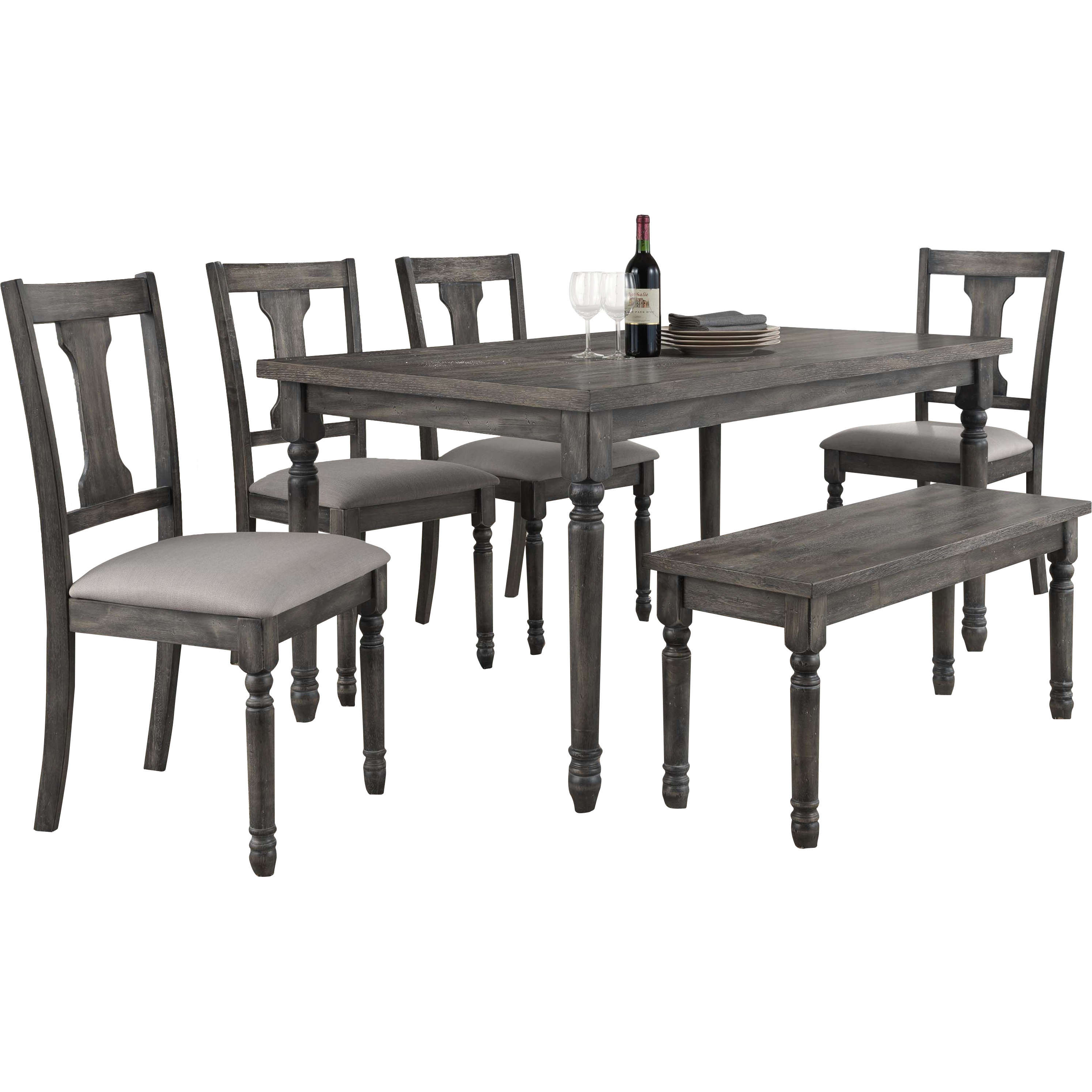 BestMasterFurniture Demi 6 Piece Dining Set & Reviews Wayfair