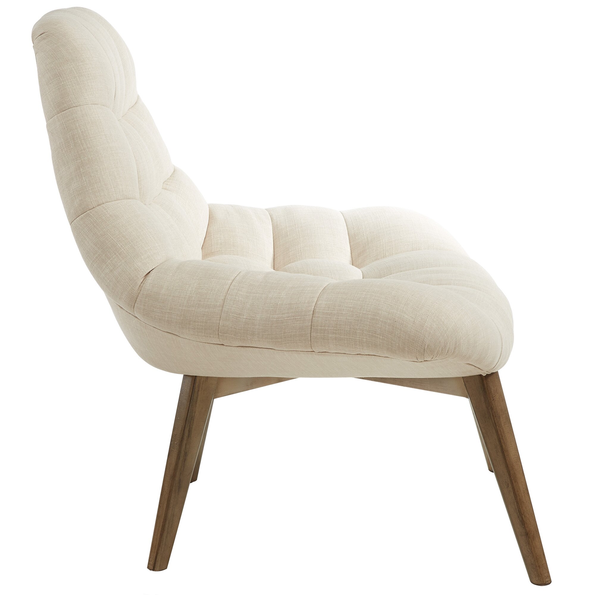 Nspire Oversize Waffle Tufted Fabric Lounge Chair And Reviews Wayfair