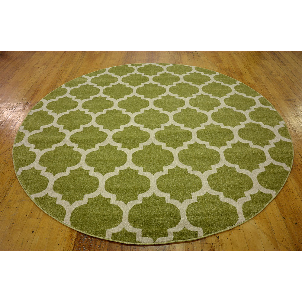 Unique Loom Trellis Green Indoor Area Rug & Reviews Wayfair