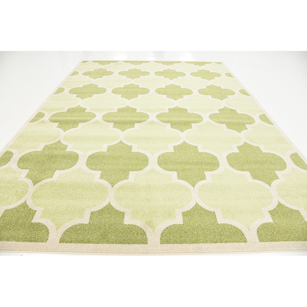 Unique Loom Trellis Green Area Rug & Reviews Wayfair