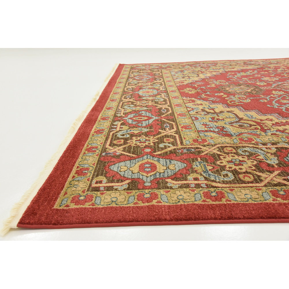 Unique Loom Heriz Red Area Rug & Reviews Wayfair
