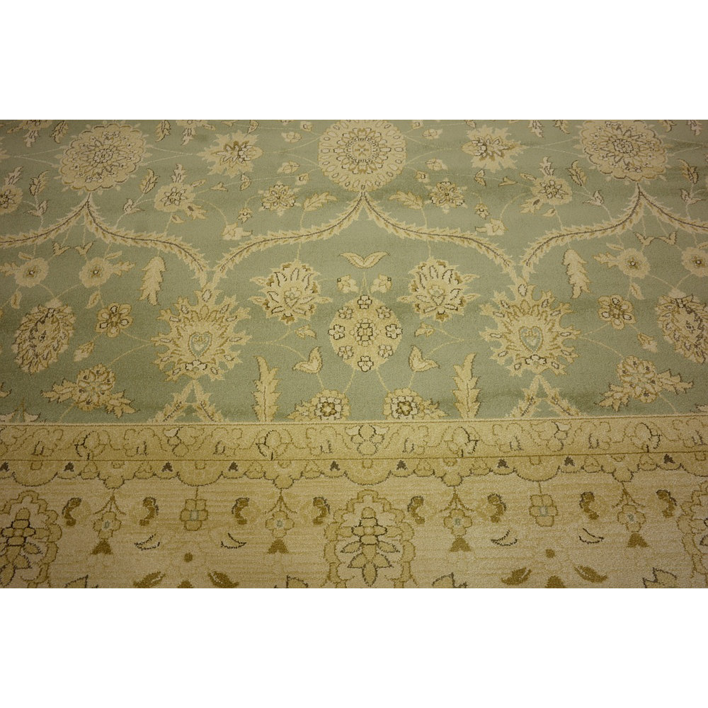 Unique Loom Heritage Light Green Area Rug & Reviews Wayfair